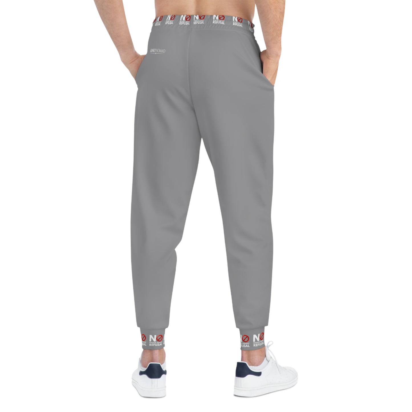 NO FREEDOM Athletic Joggers -GRAY