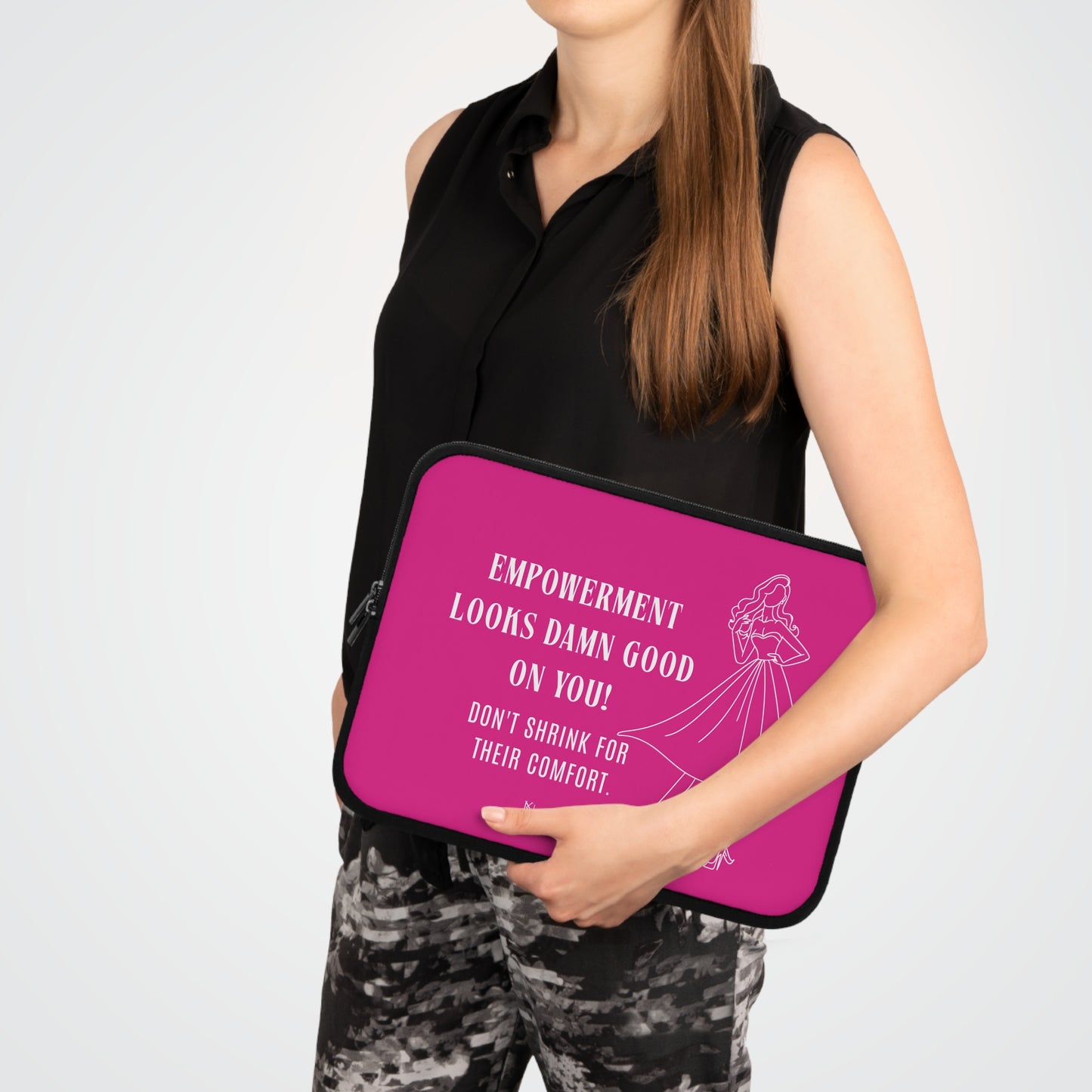 Empowerment Laptop Sleeve – Inspirational Protective Case (5 Designs, 3 Sizes)