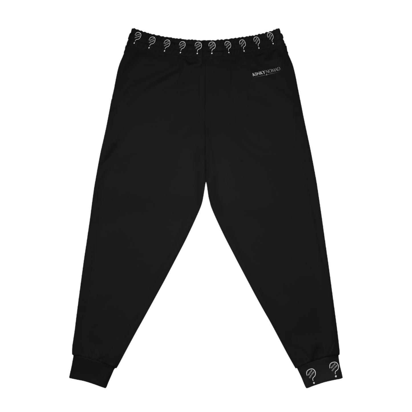 We Know Nothing Athletic Joggers — Black