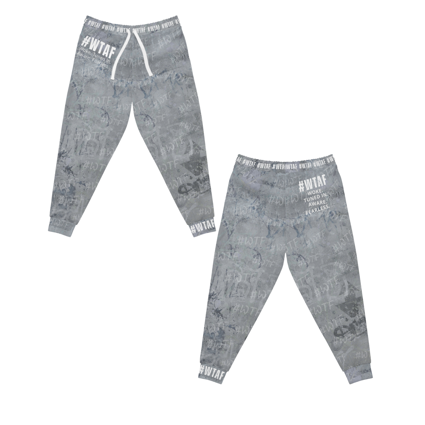 #WTAF | Woke. Tuned In. Aware. Fearless. Joggers | Manifesto Series | Unisex | Kinky Nomad