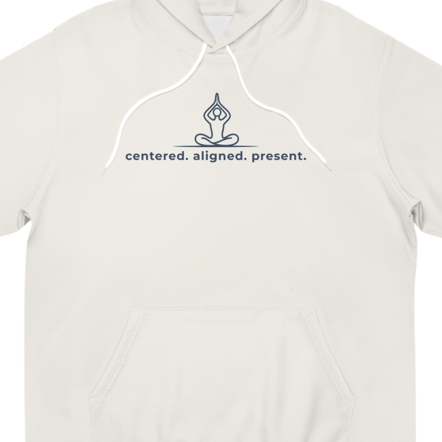 Aligned All-Over-Print Hoodie | Minimalist Unisex Hoodie for Everyday Balance