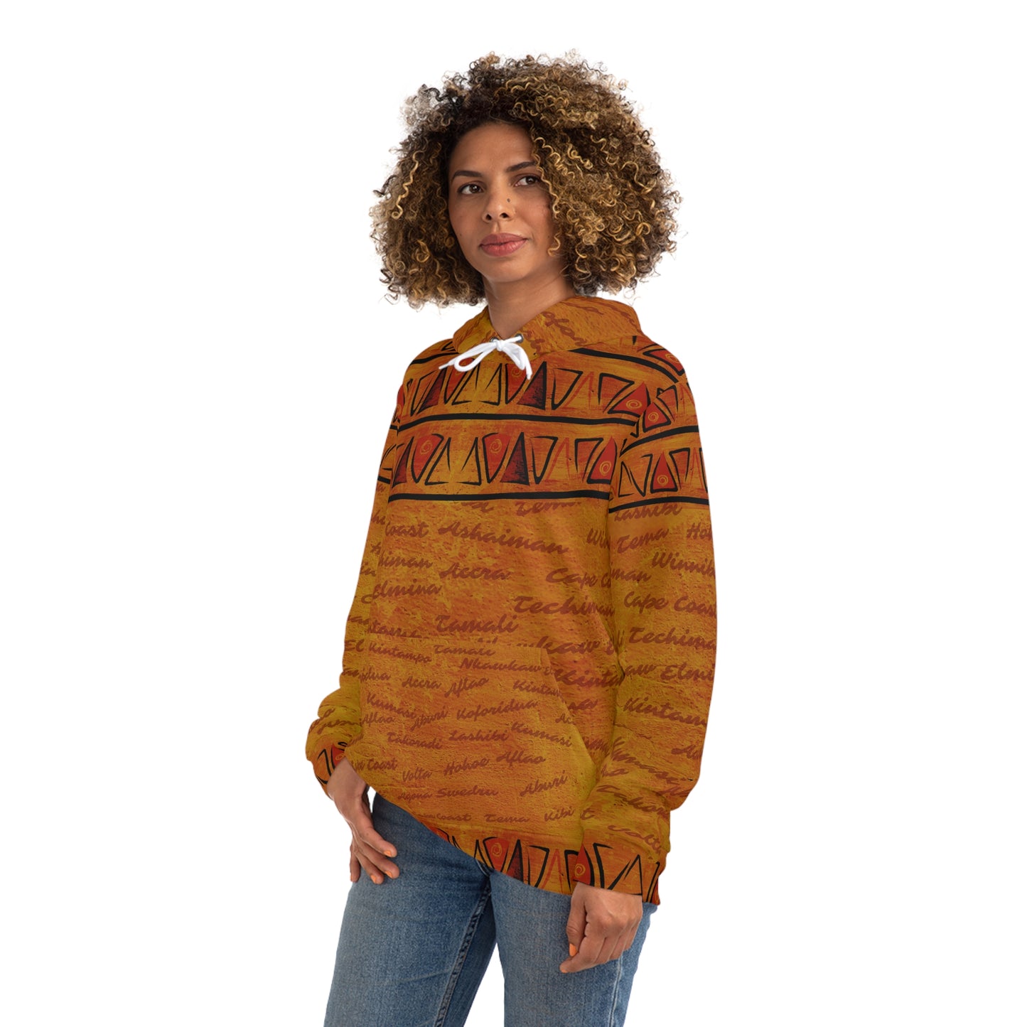 All Roads Lead to Ghana Hoodie | ALTG Series | Kinky Nomad