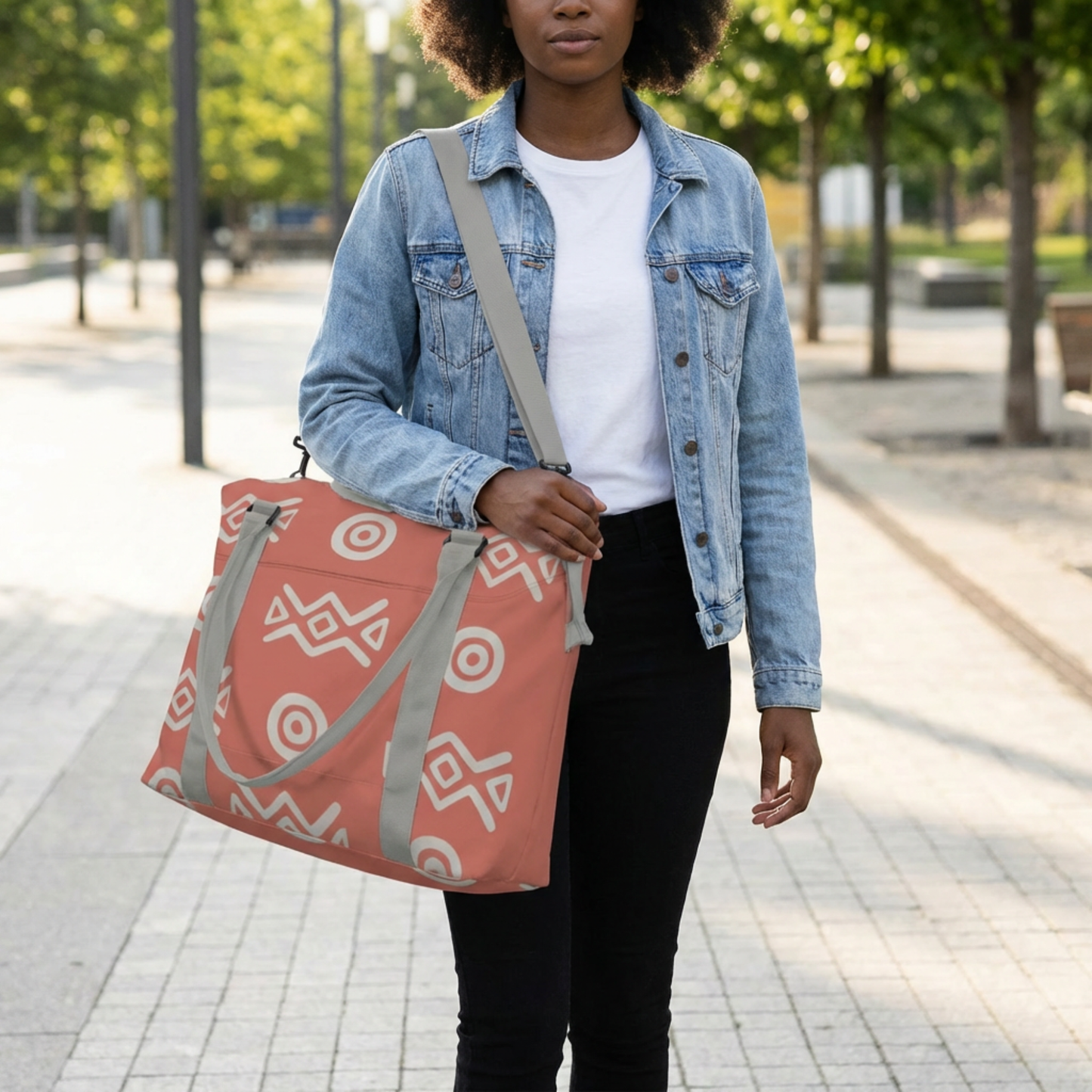 Savanna Earth Duffle Bag | Large Weekender & Travel Bag | Kinky Nomad