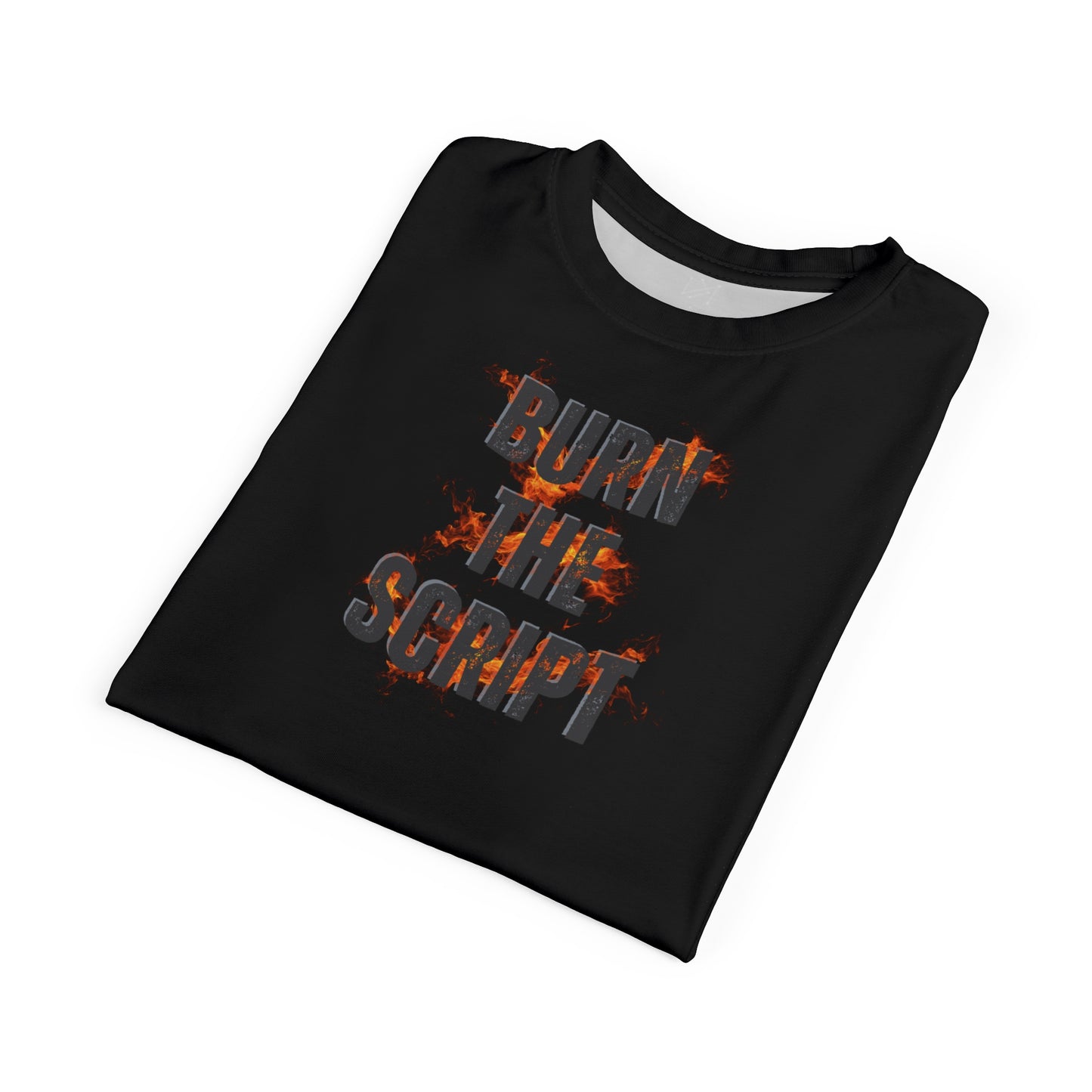 Burn The Script Unisex T-Shirt – Torch The Lies Graphic Tee