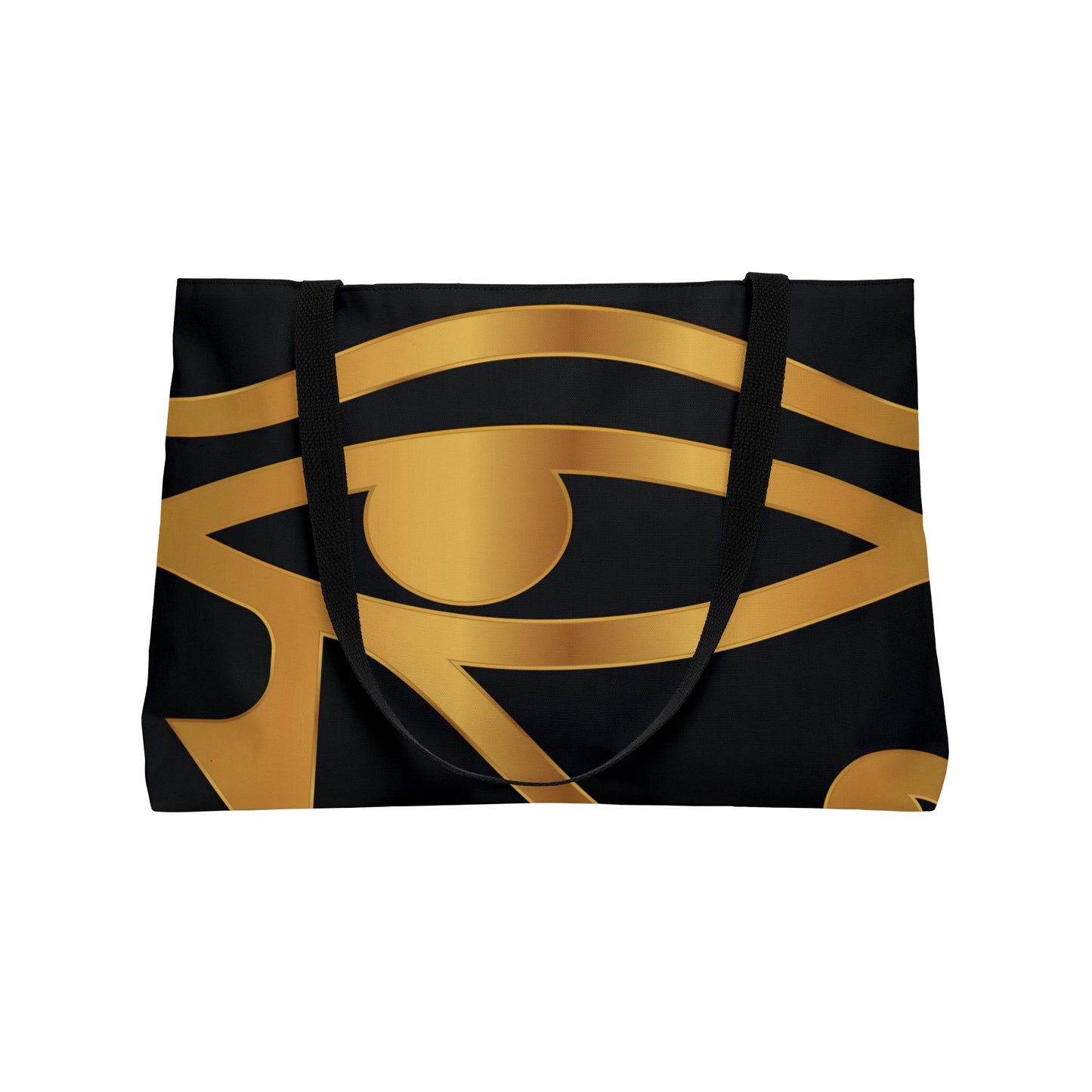 Weekender Tote Bag | Aya Bogolan Ghana Eye of Horus | Kinky Nomad