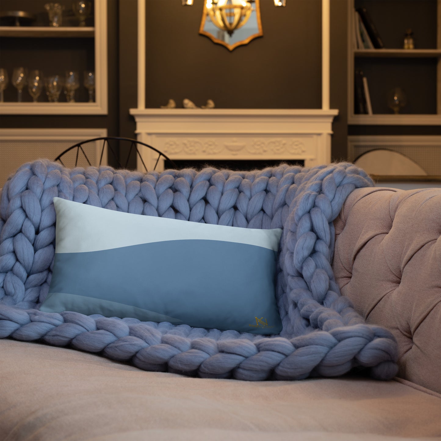 Entire Ocean Throw Pillow – Rumi Quote Home Décor | Empowering Accent Cushion