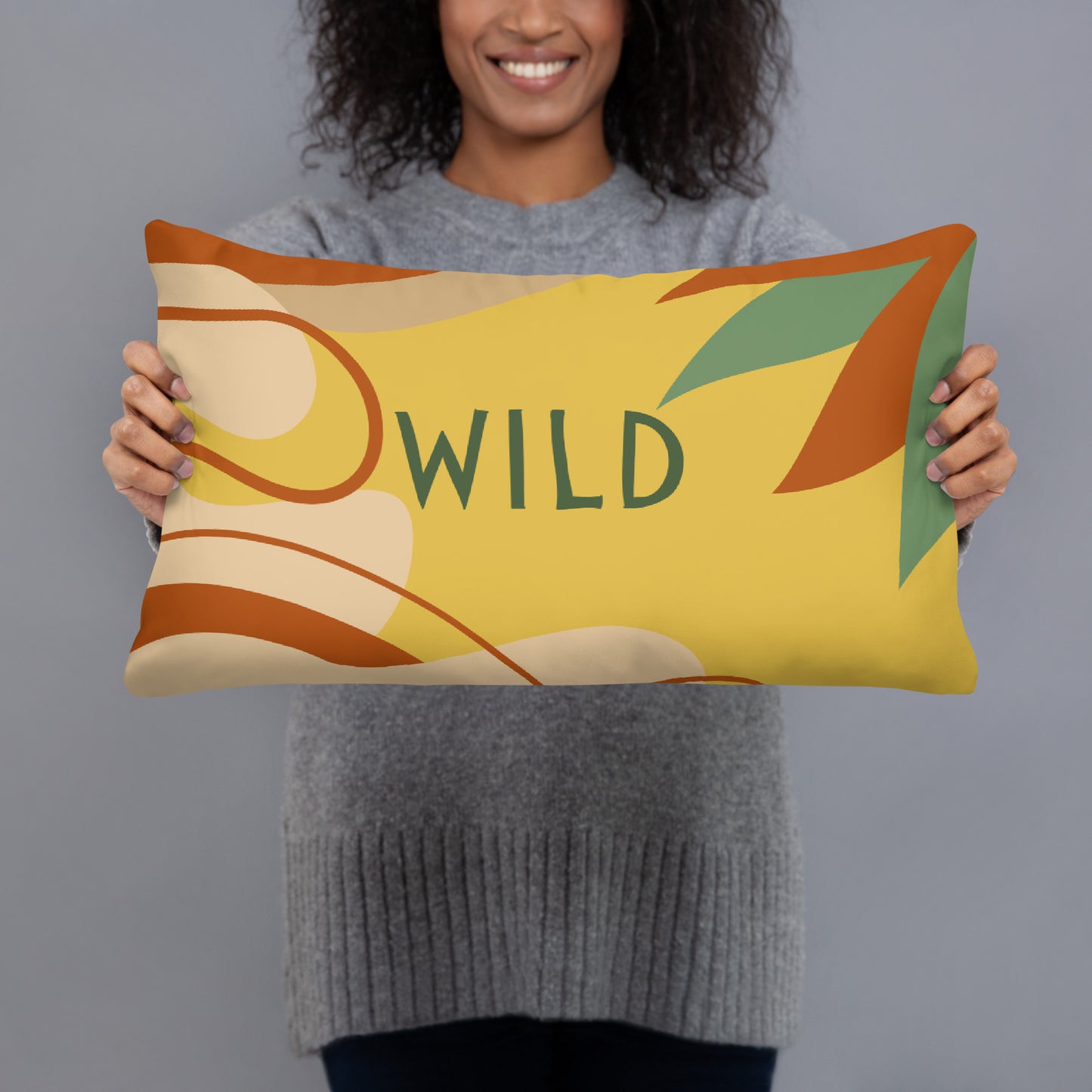 Wild Soul Calm Home Throw Pillow – Decorative Accent Cushion with Insert (3 Sizes)