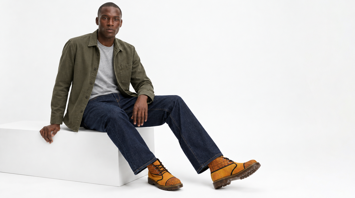 Ghana Ground Chukka Boot | All Roads Lead to Ghana | Kinky Nomad