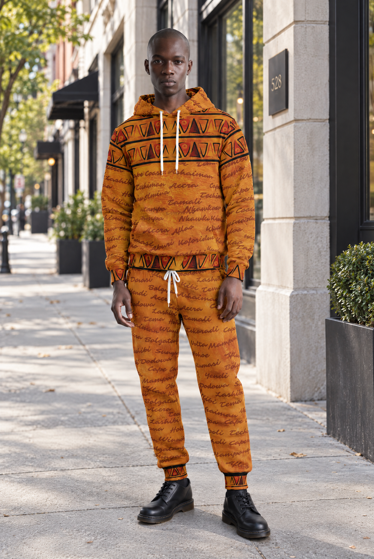 All Roads Lead to Ghana Bundle | Hoodie & Joggers | Kinky Nomad