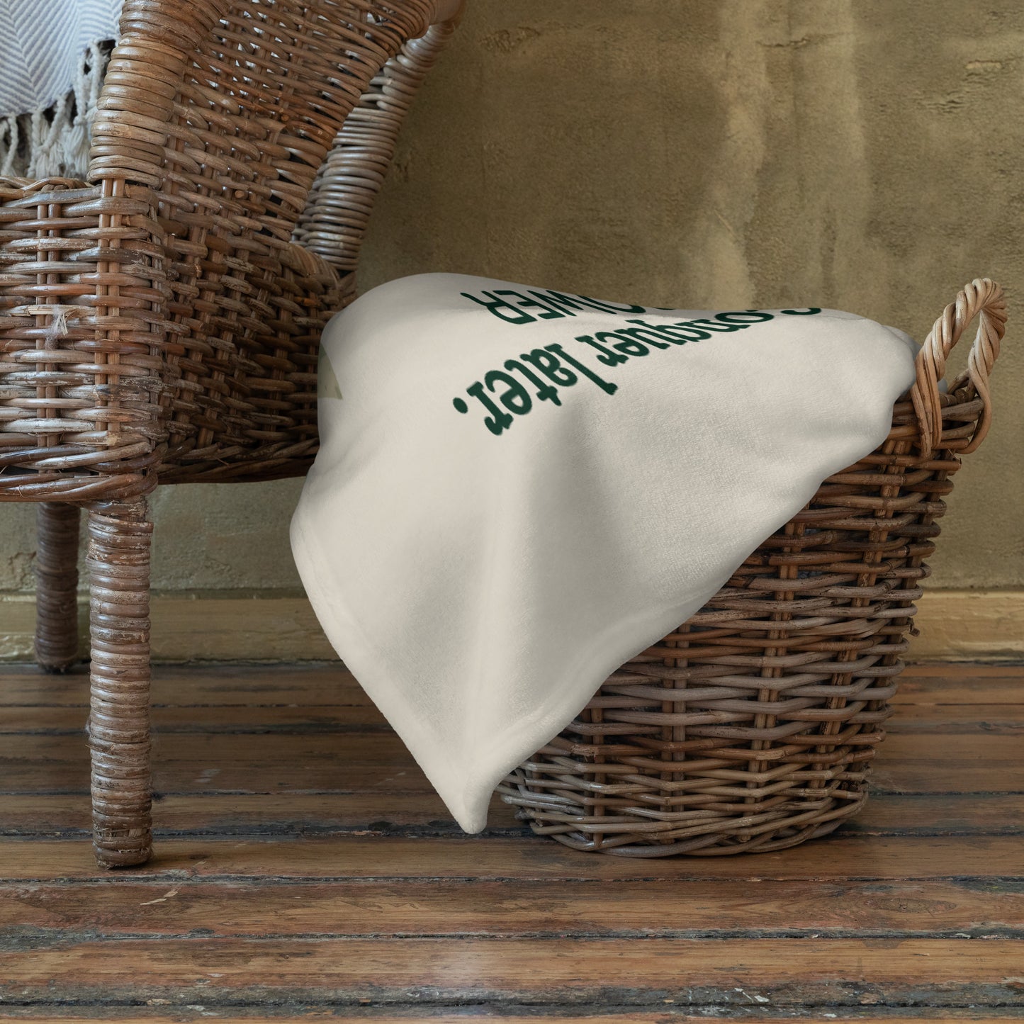 Power Pause Throw Blanket – Rest Now. Conquer Later.