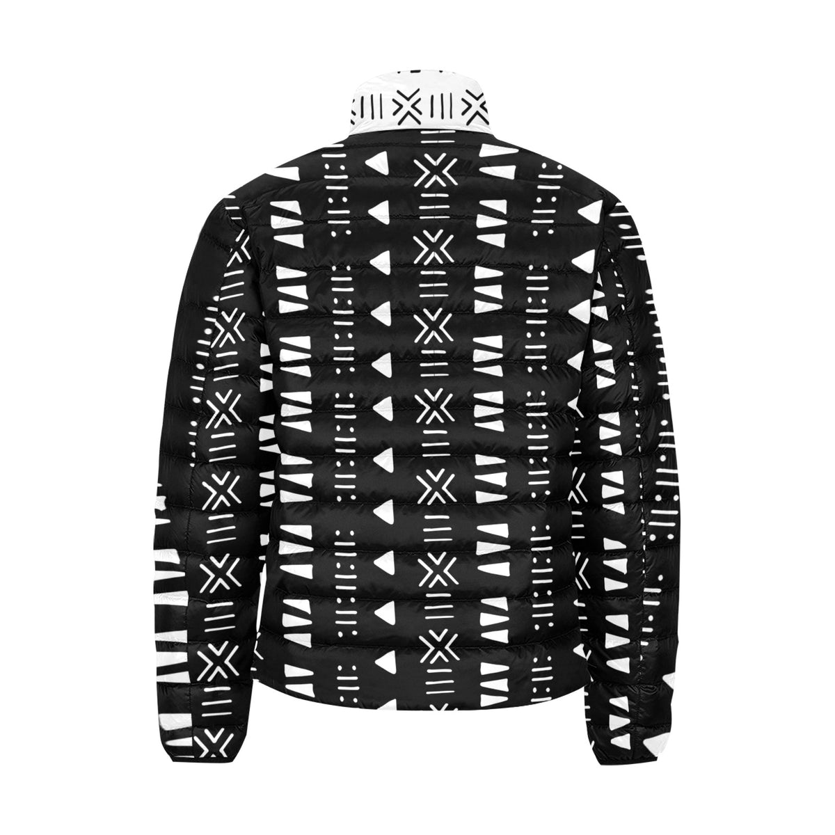 Bogolan Print Padded Jacket | Men's | Savanna Series | Kinky Nomad