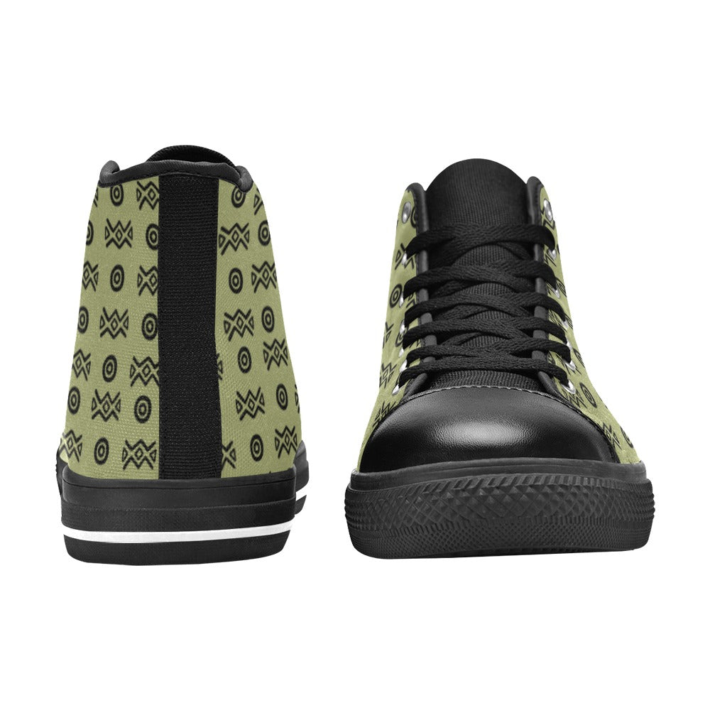 High Top Sneakers | Adinkra | Savanna Sole | Boho Sole & Crown | Kinky Nomad