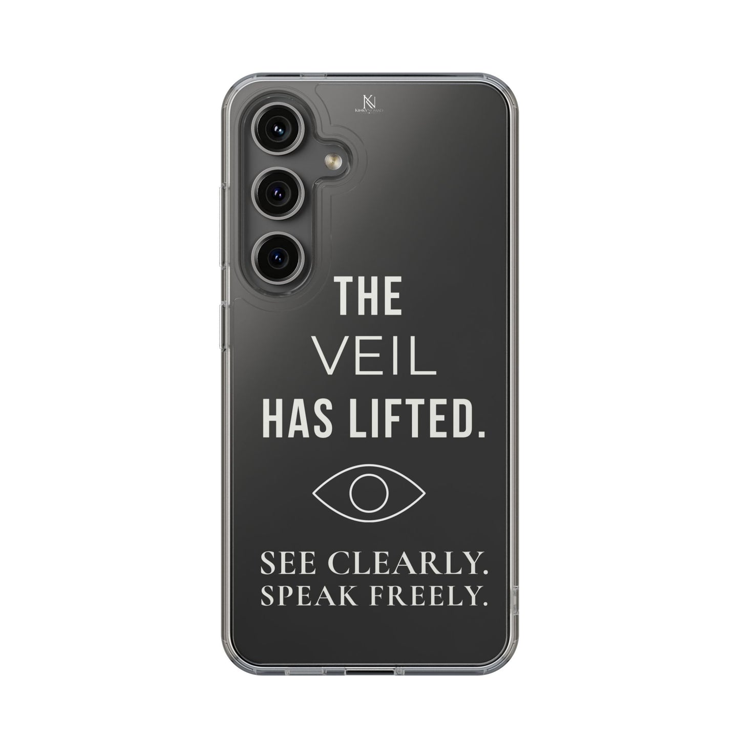 Empowerment Clear Phone Case – Slim Protective Cover for iPhone & Samsung (5 Designs)