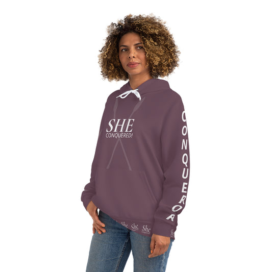 She Conquered –  Empowerment Hoodie