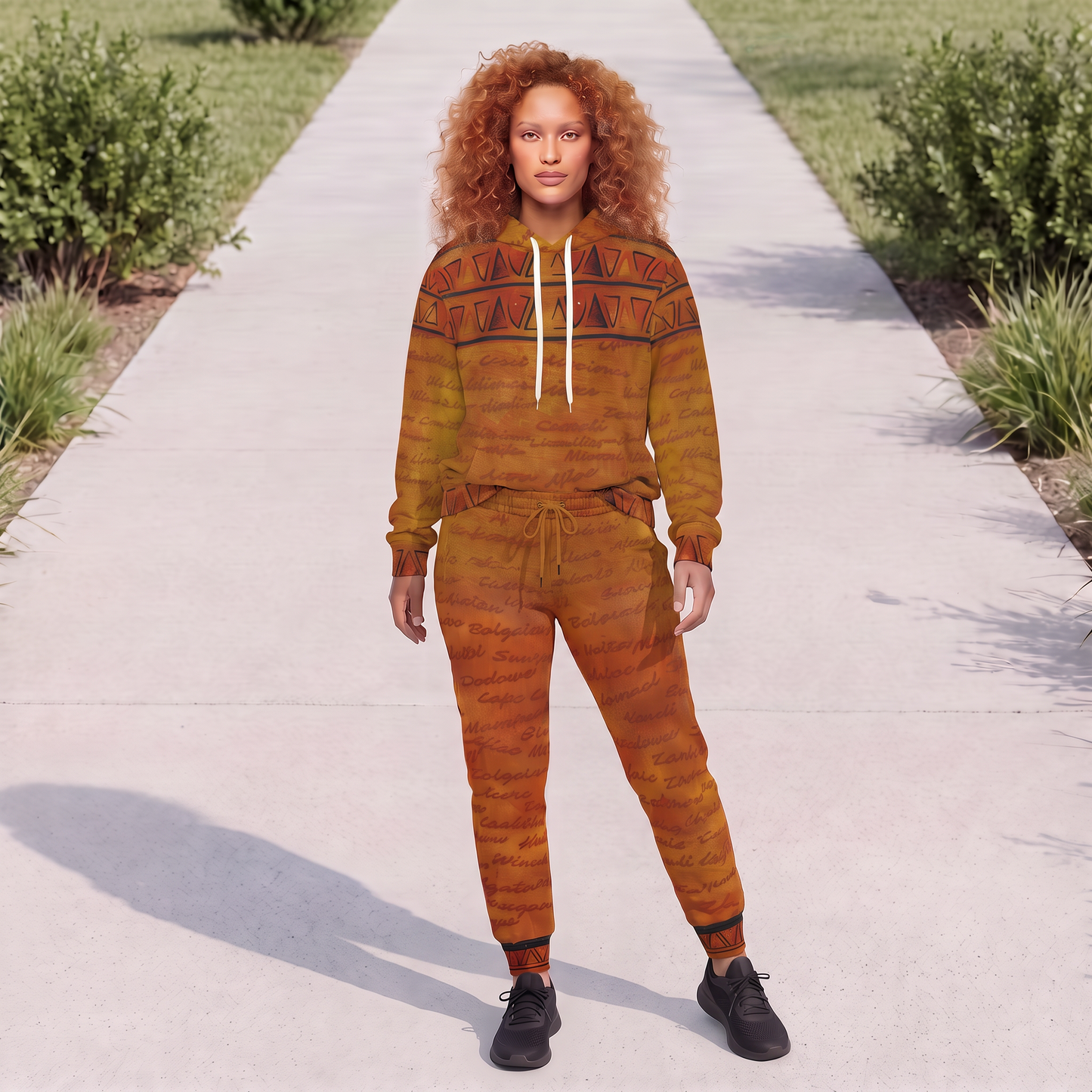 All Roads Lead to Ghana Bundle | Hoodie & Joggers | Kinky Nomad