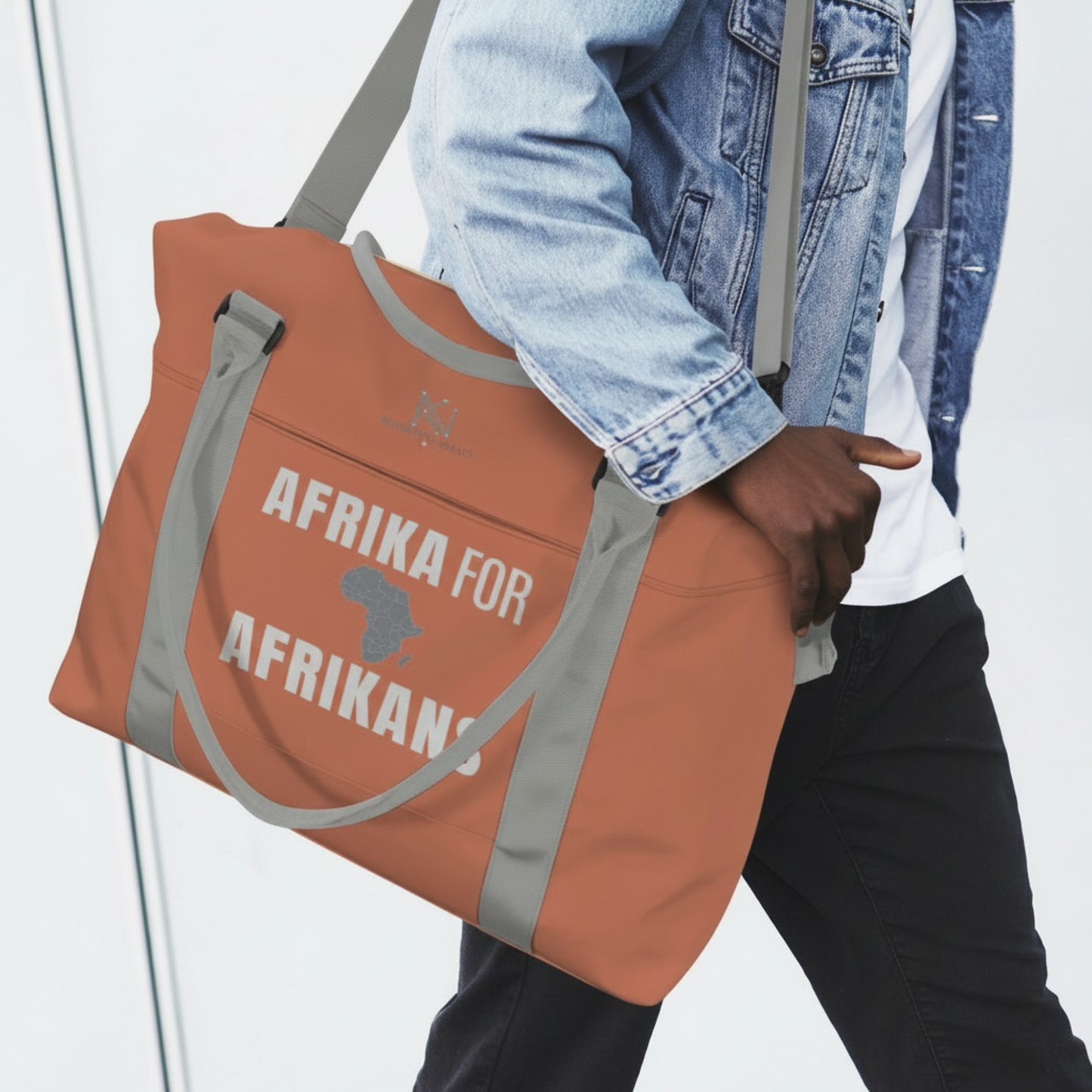 Afrika for Afrikans Utility Duffle Bag | Statement Travel & Gym Bag