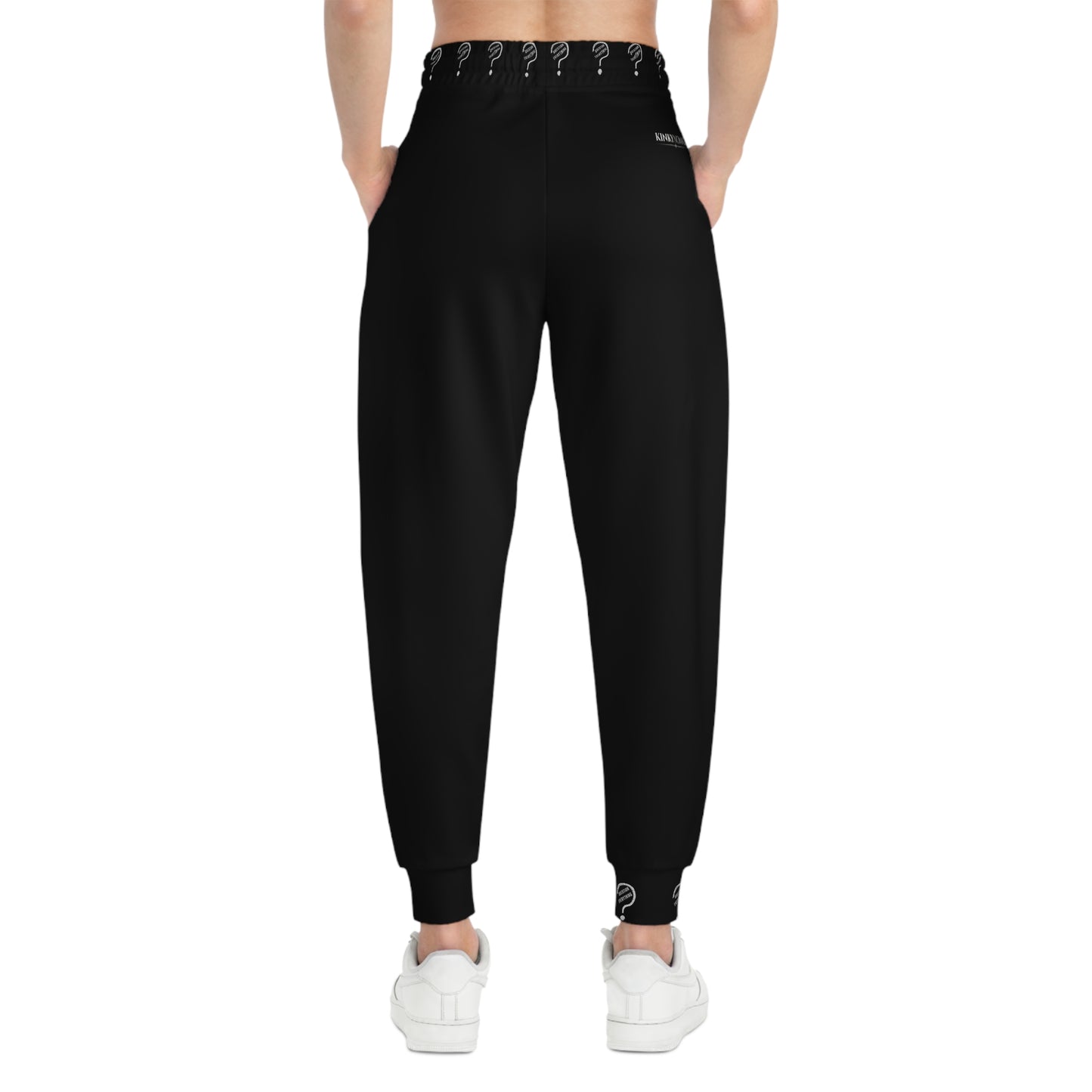 We Know Nothing Athletic Joggers — Black
