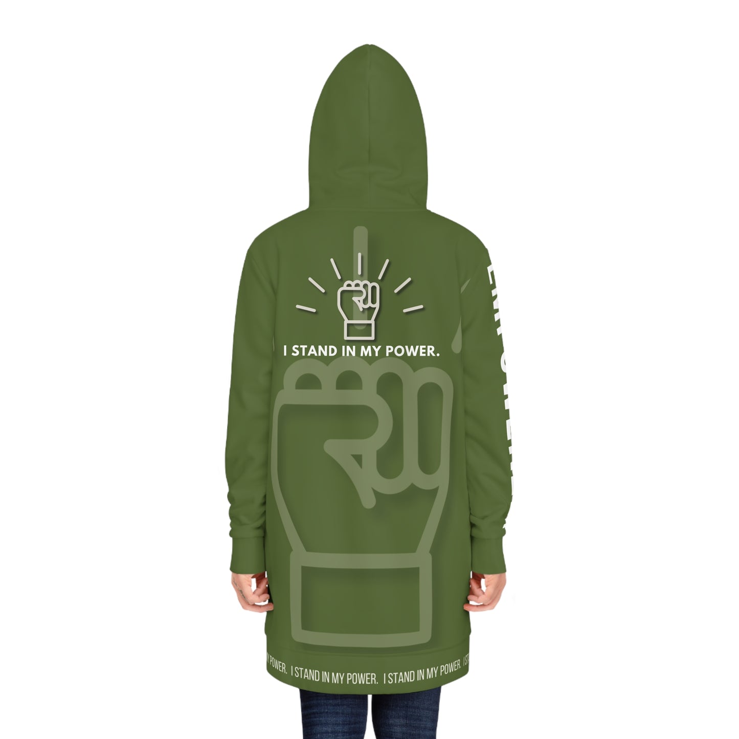 I Stand In My Power Hoodie Dress — Empowering Women’s Statement Streetwear
