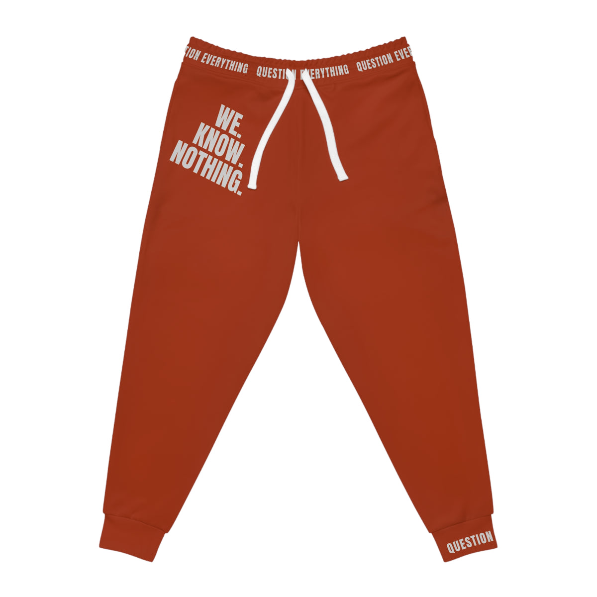 We Know Nothing Joggers | Manifesto Series | Unisex | Kinky Nomad