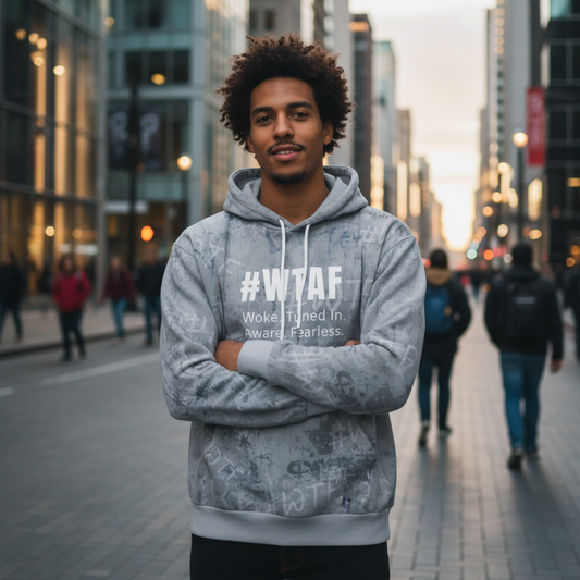 #WTAF Hoodie | Bold Unisex Statement Hoodie for Conscious Rebels