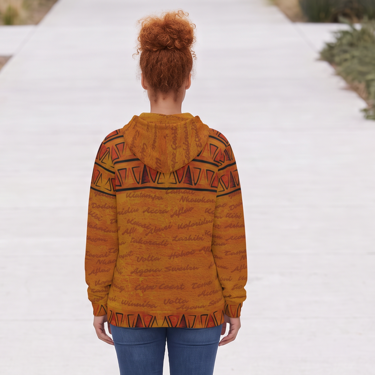 All Roads Lead to Ghana Hoodie | ALTG Series | Unisex | Kinky Nomad