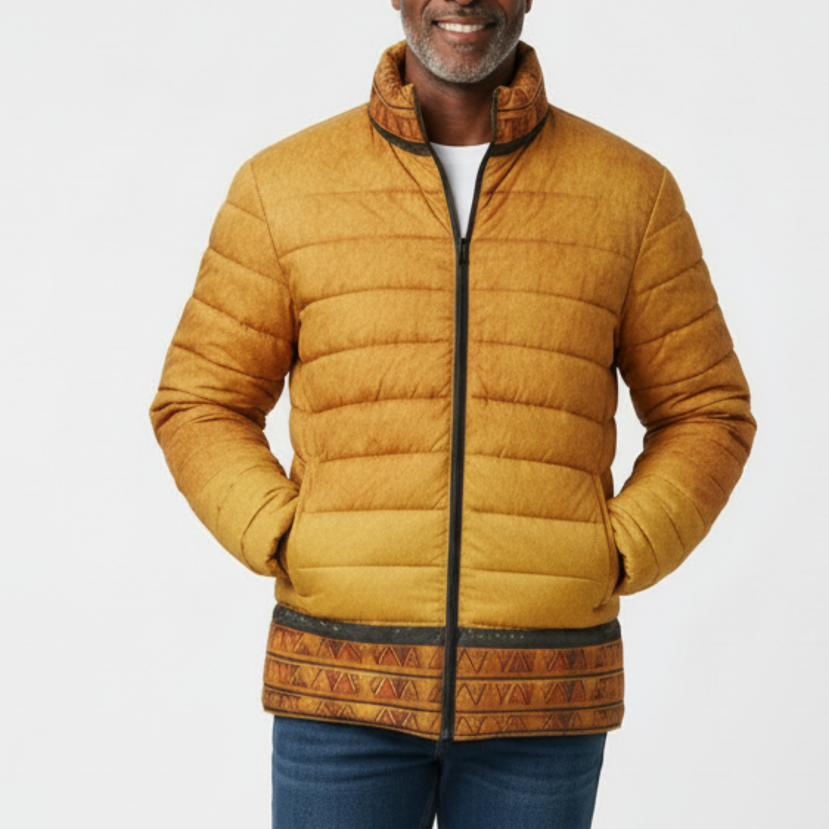Ghana Ground Quilted Jacket | Men's | Kinky Nomad