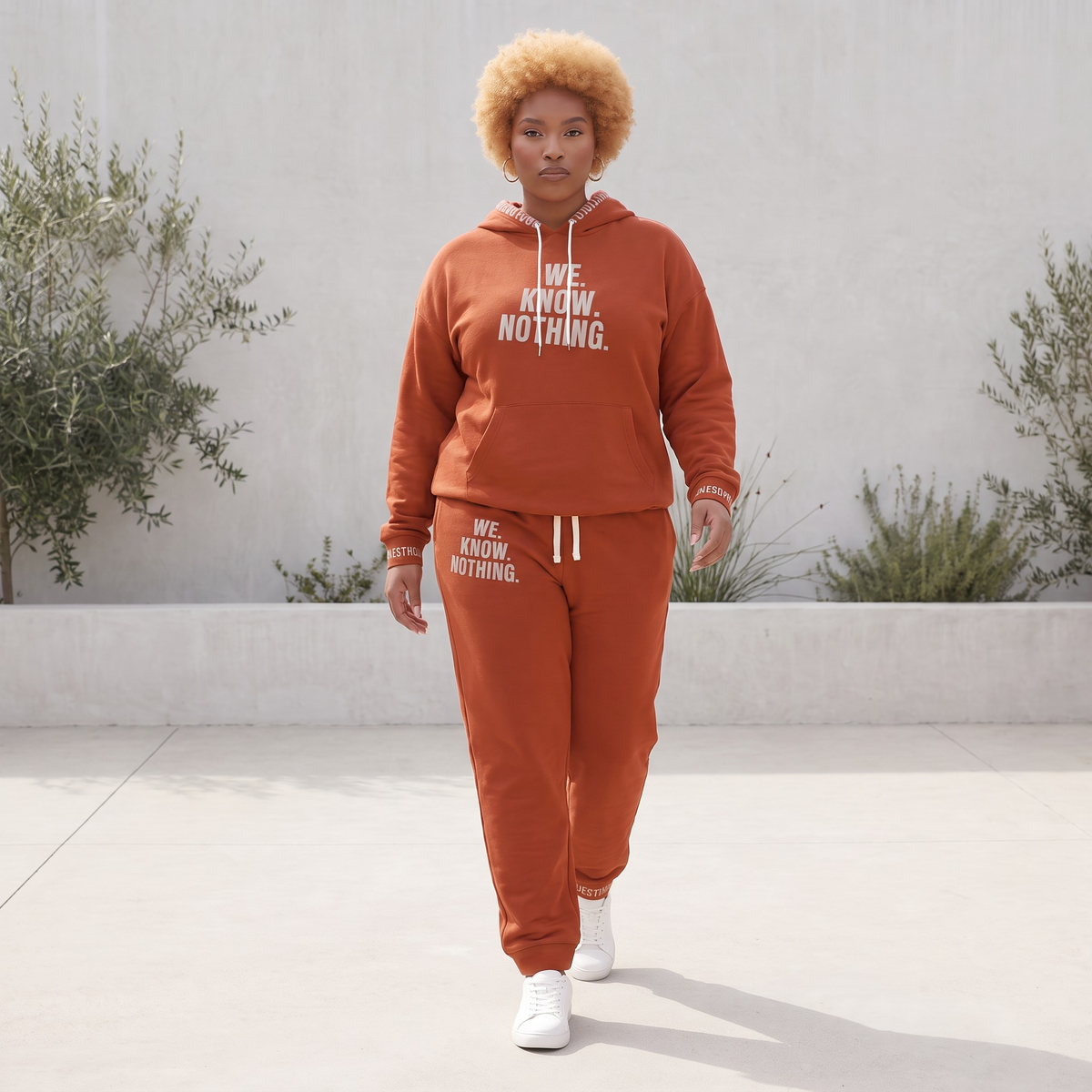 We Know Nothing Bundle | Hoodie & Joggers | Kinky Nomad