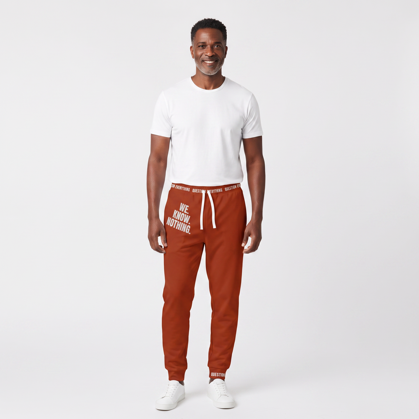 We Know Nothing Joggers | Manifesto Series | Unisex | Kinky Nomad