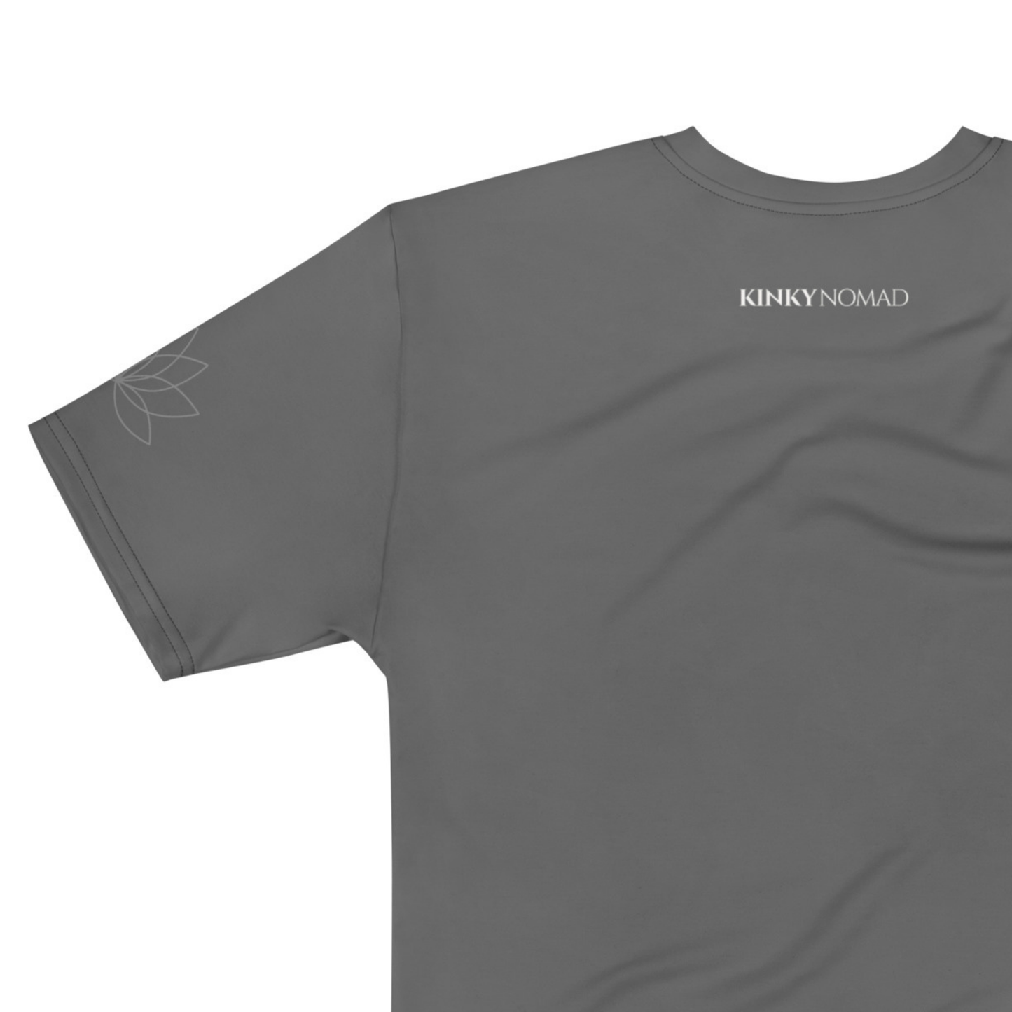 Peace Begins Where Pretense Ends Cotton T-Shirt | Minimal Lotus Tee