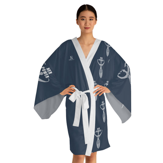 HER POWER Kimono – Empowering Women’s Long Sleeve Robe