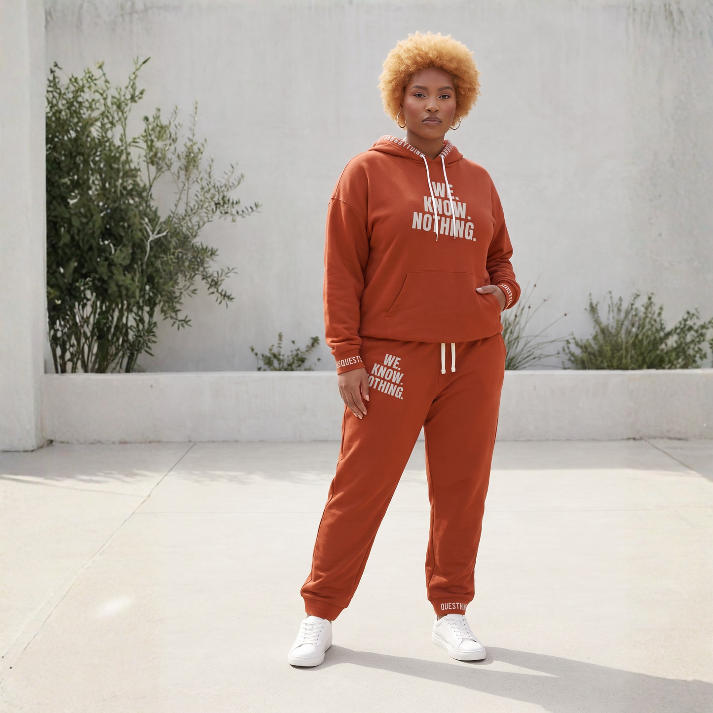 We Know Nothing Bundle | Hoodie & Joggers | Kinky Nomad