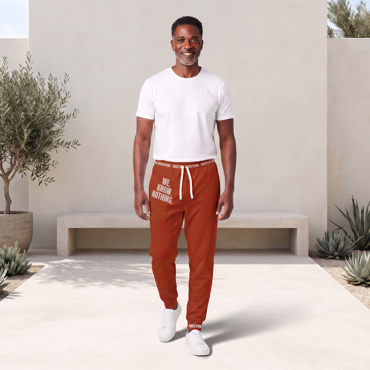We Know Nothing Joggers | Manifesto Series | Unisex | Kinky Nomad