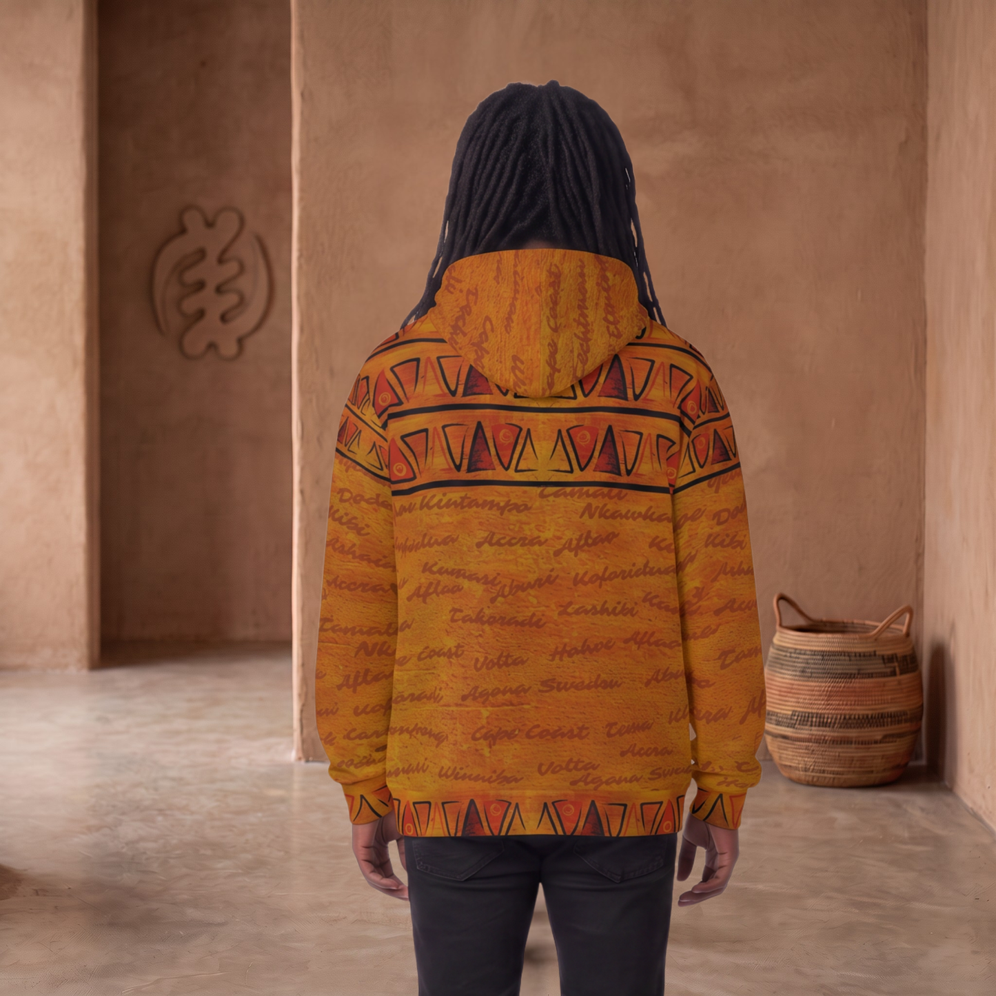 All Roads Lead to Ghana Hoodie | ALTG Series | Kinky Nomad