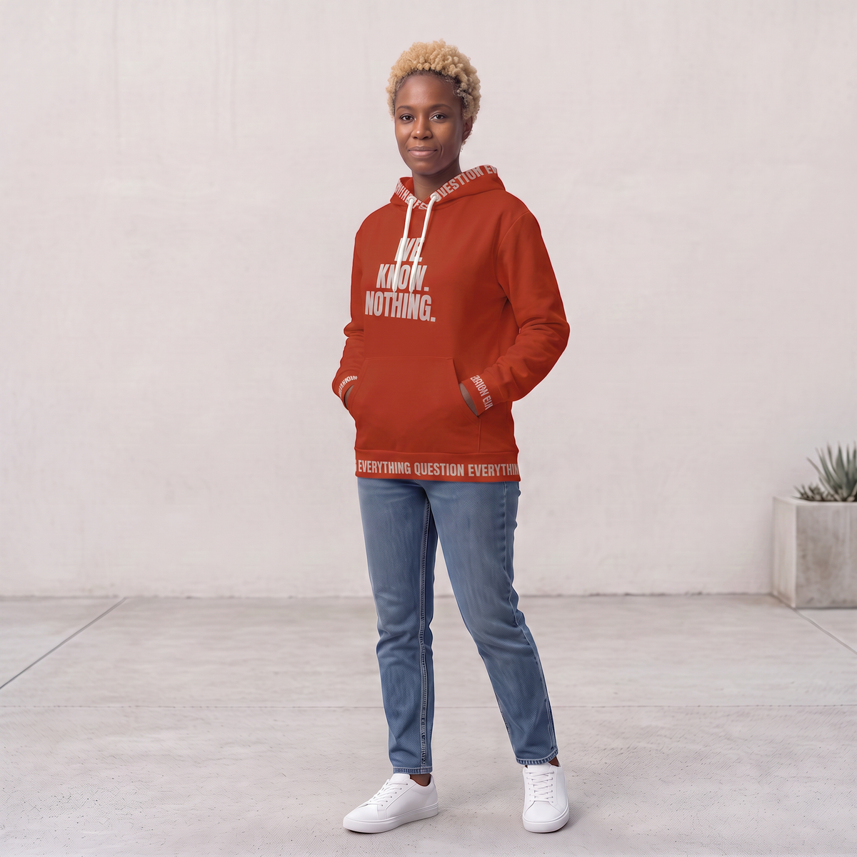 We Know Nothing Hoodie | Manifesto Series | Unisex | Kinky Nomad
