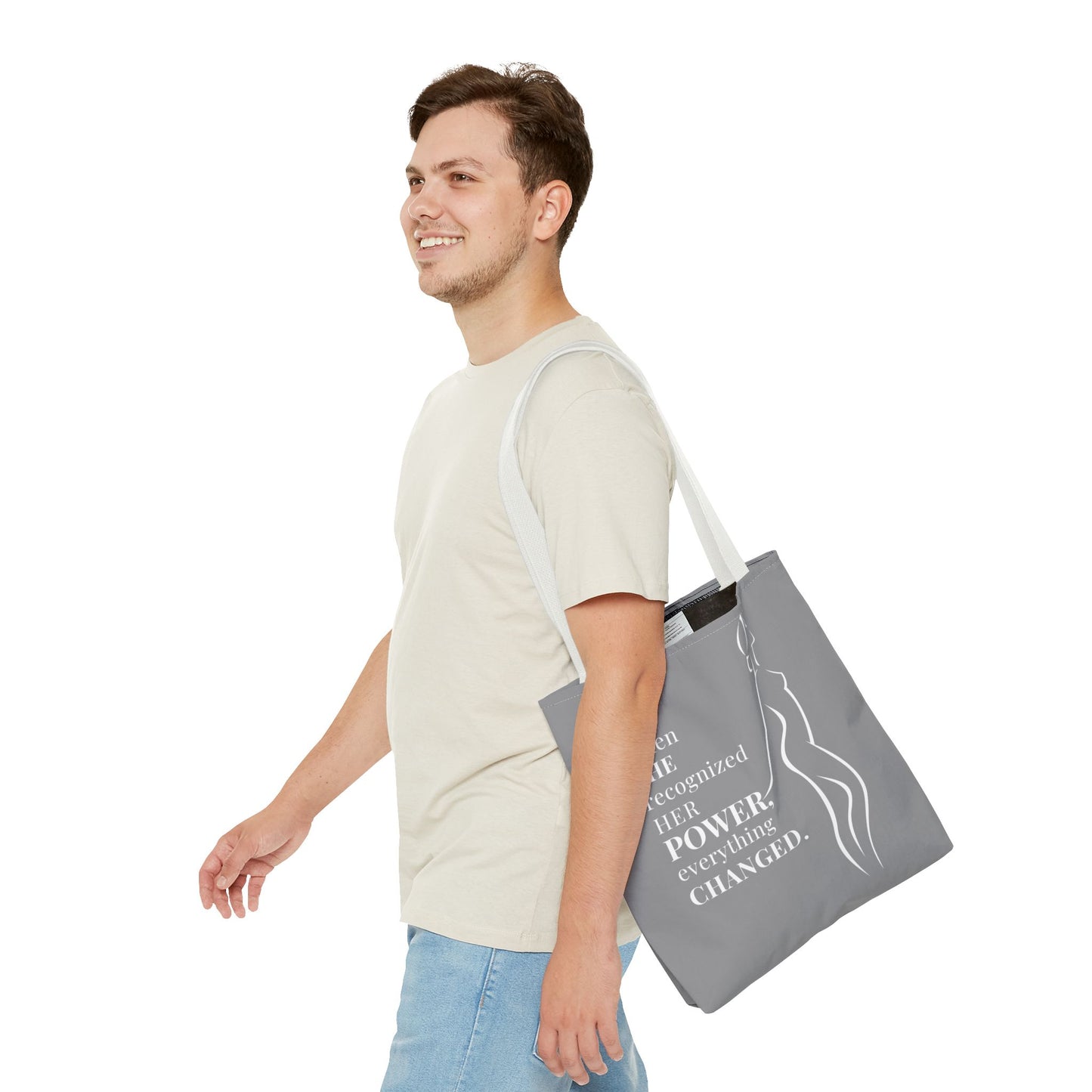 HER POWER, Feminist Gift, Eco-Friendly, Reusable Shopping, Statement Bag, Advocacy