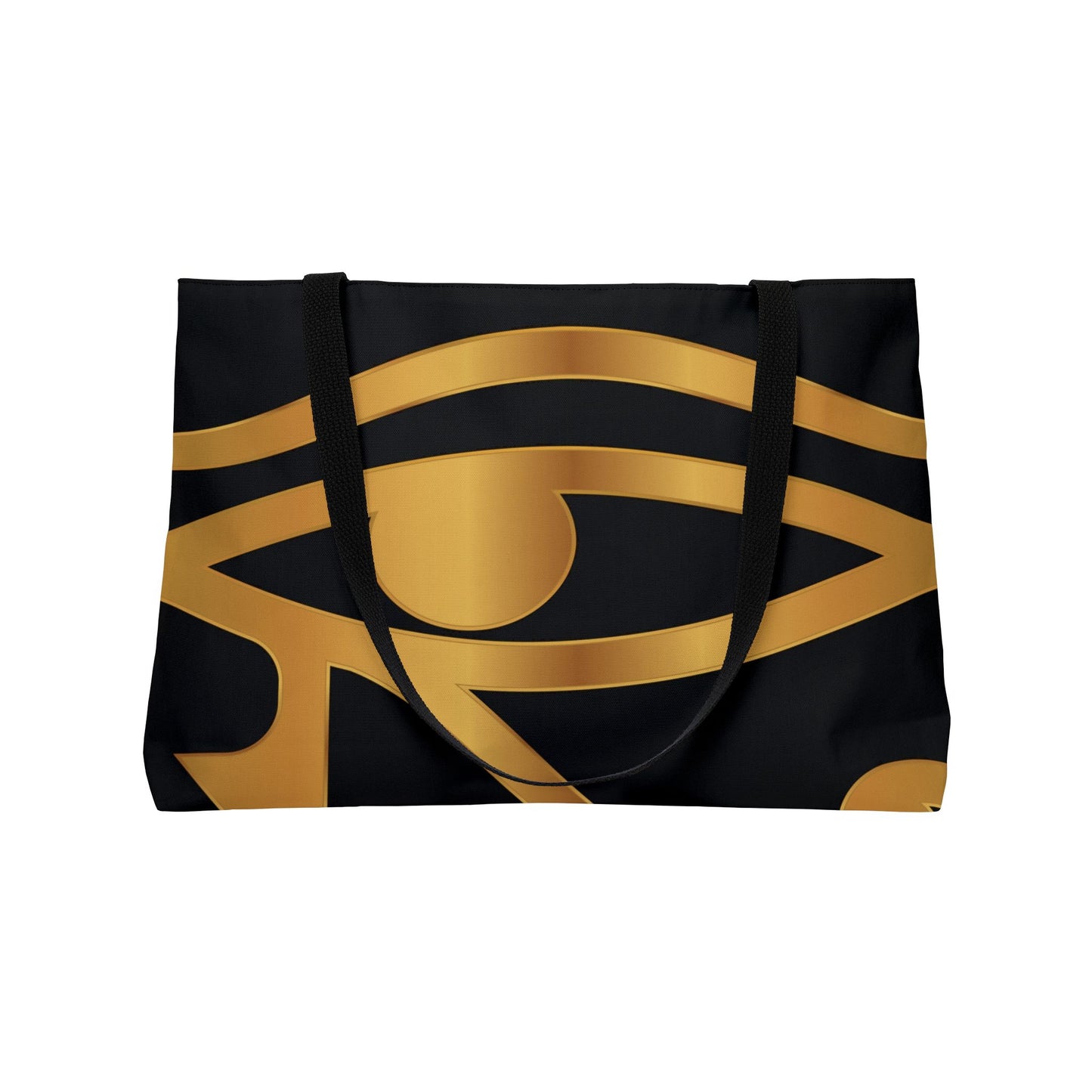 Weekender Tote Bag | Aya Bogolan Ghana Eye of Horus | Kinky Nomad