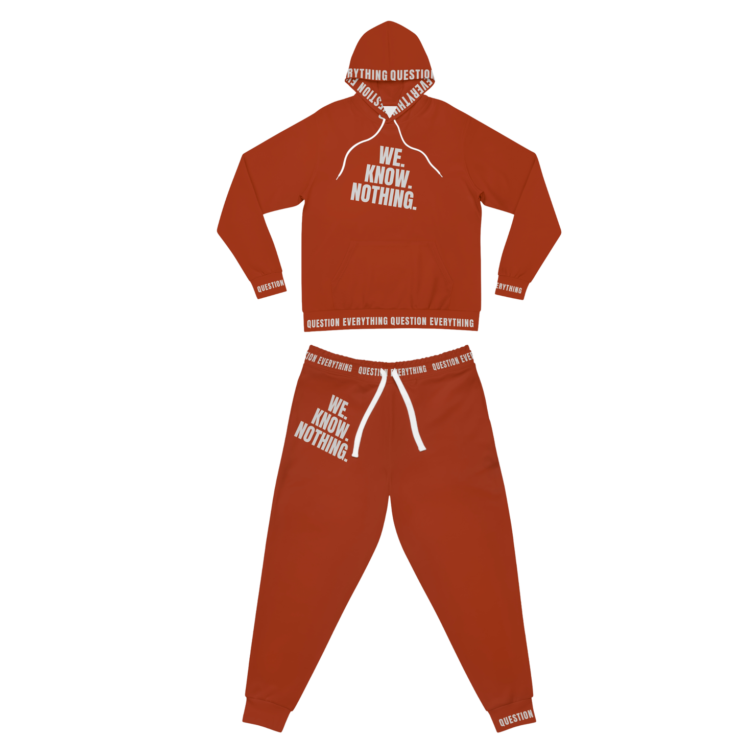 We Know Nothing Bundle | Hoodie & Joggers | Kinky Nomad