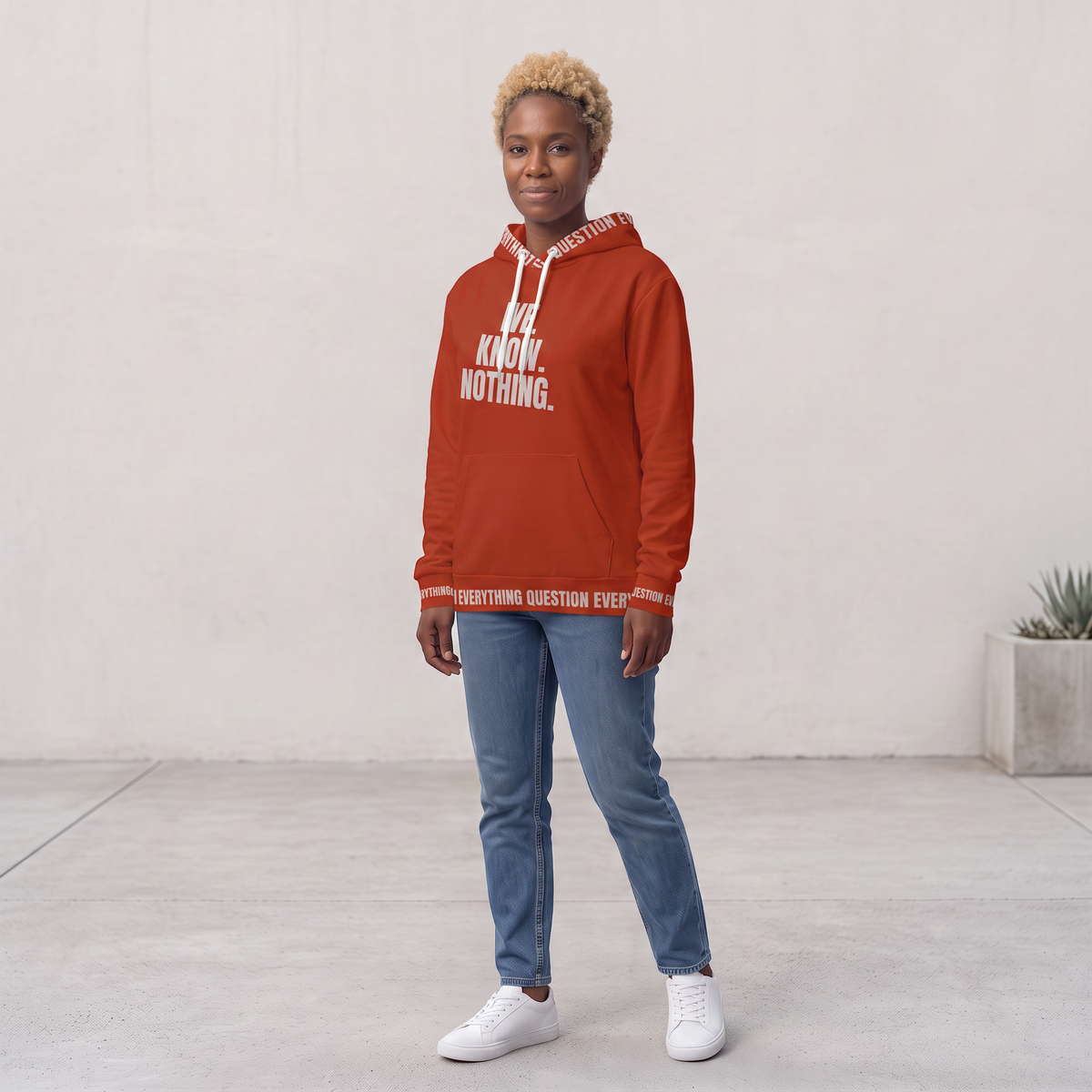 We Know Nothing Hoodie | Manifesto Series | Unisex | Kinky Nomad