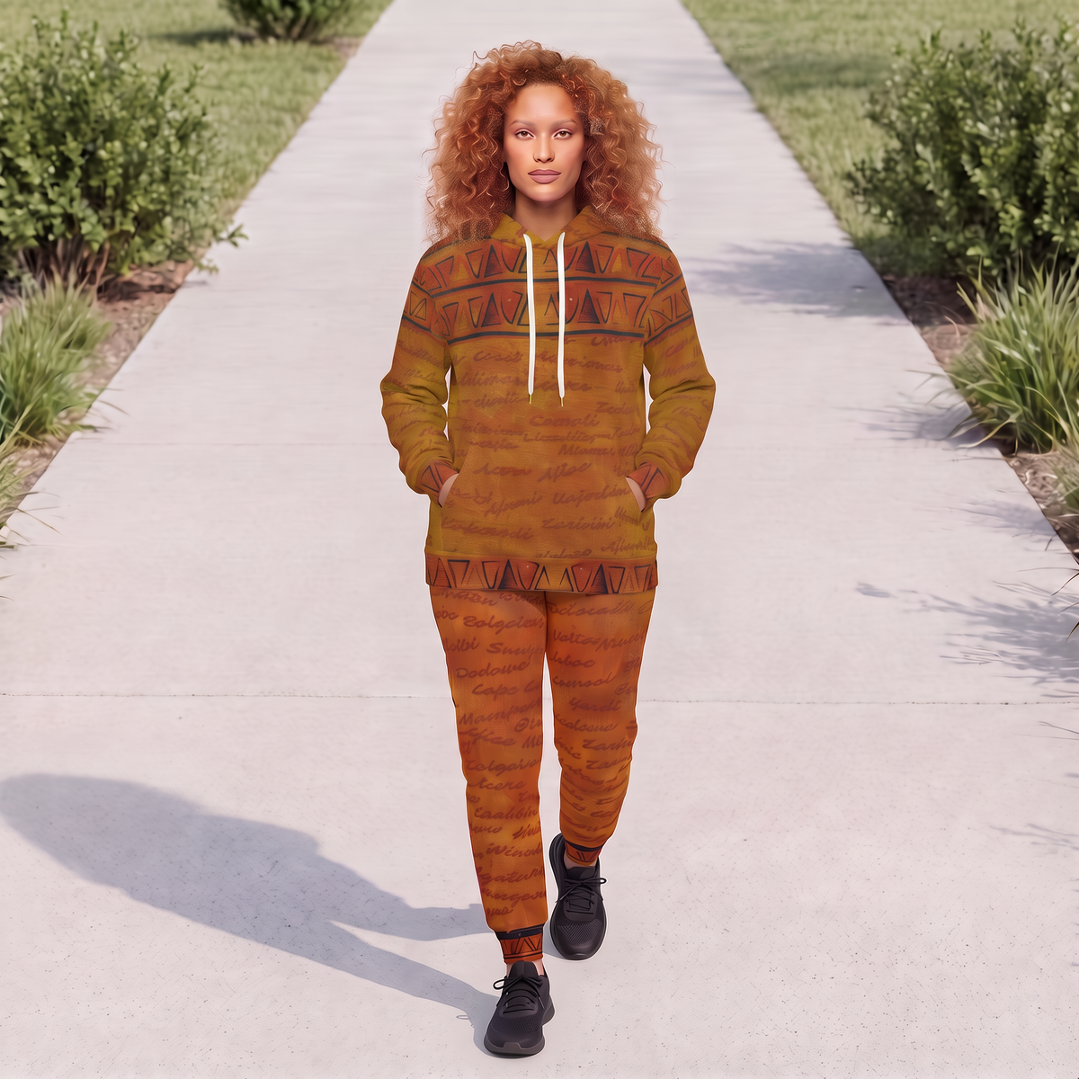 All Roads Lead to Ghana Bundle | Hoodie & Joggers | Kinky Nomad