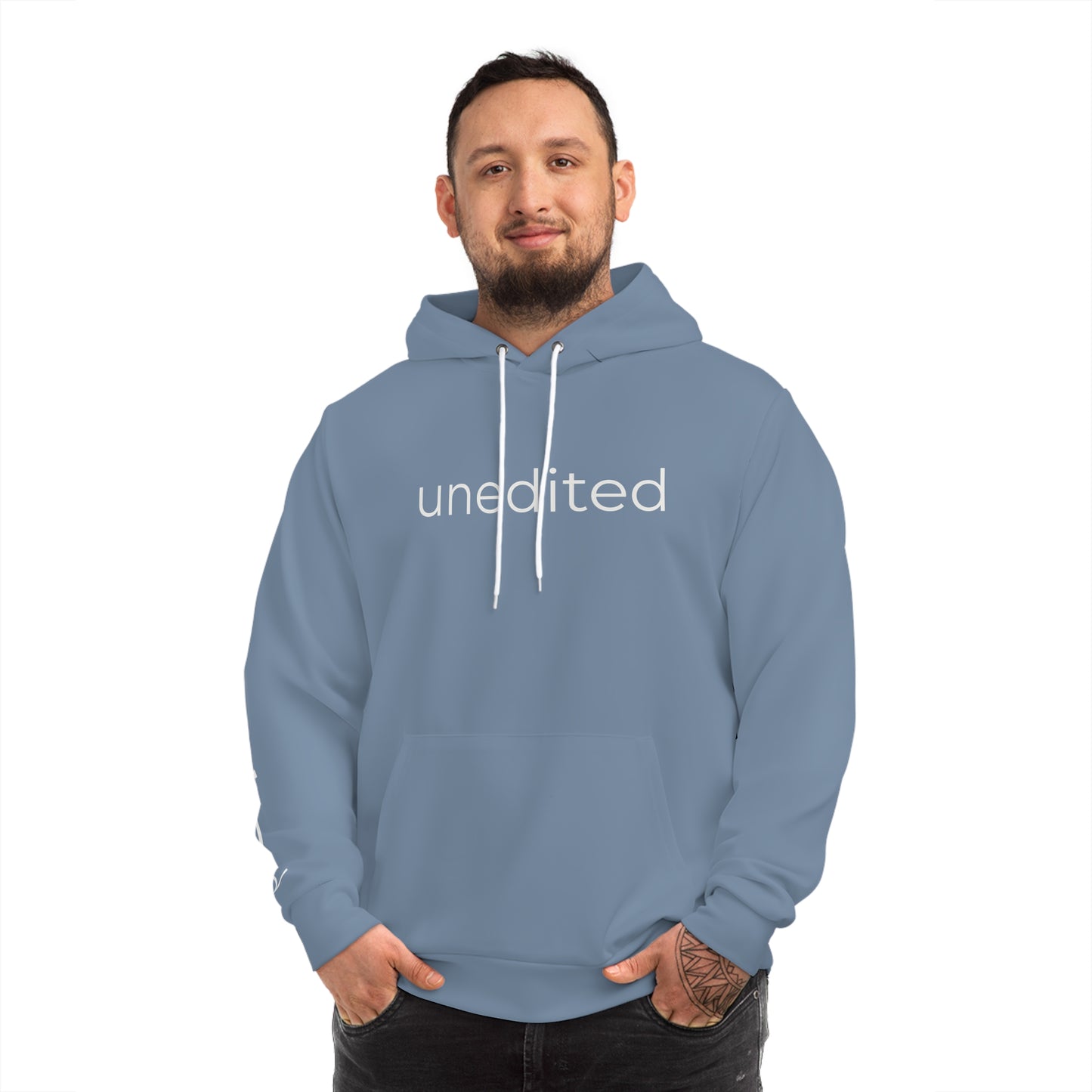 Unedited Hoodie | Minimalist Unisex Hoodie for Authentic Style