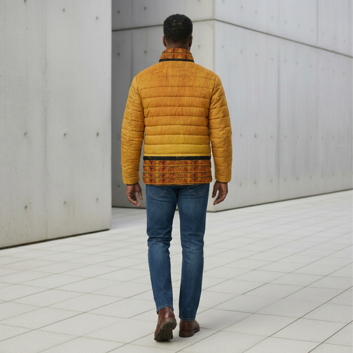 Ghana Ground Quilted Jacket | Men's | Kinky Nomad
