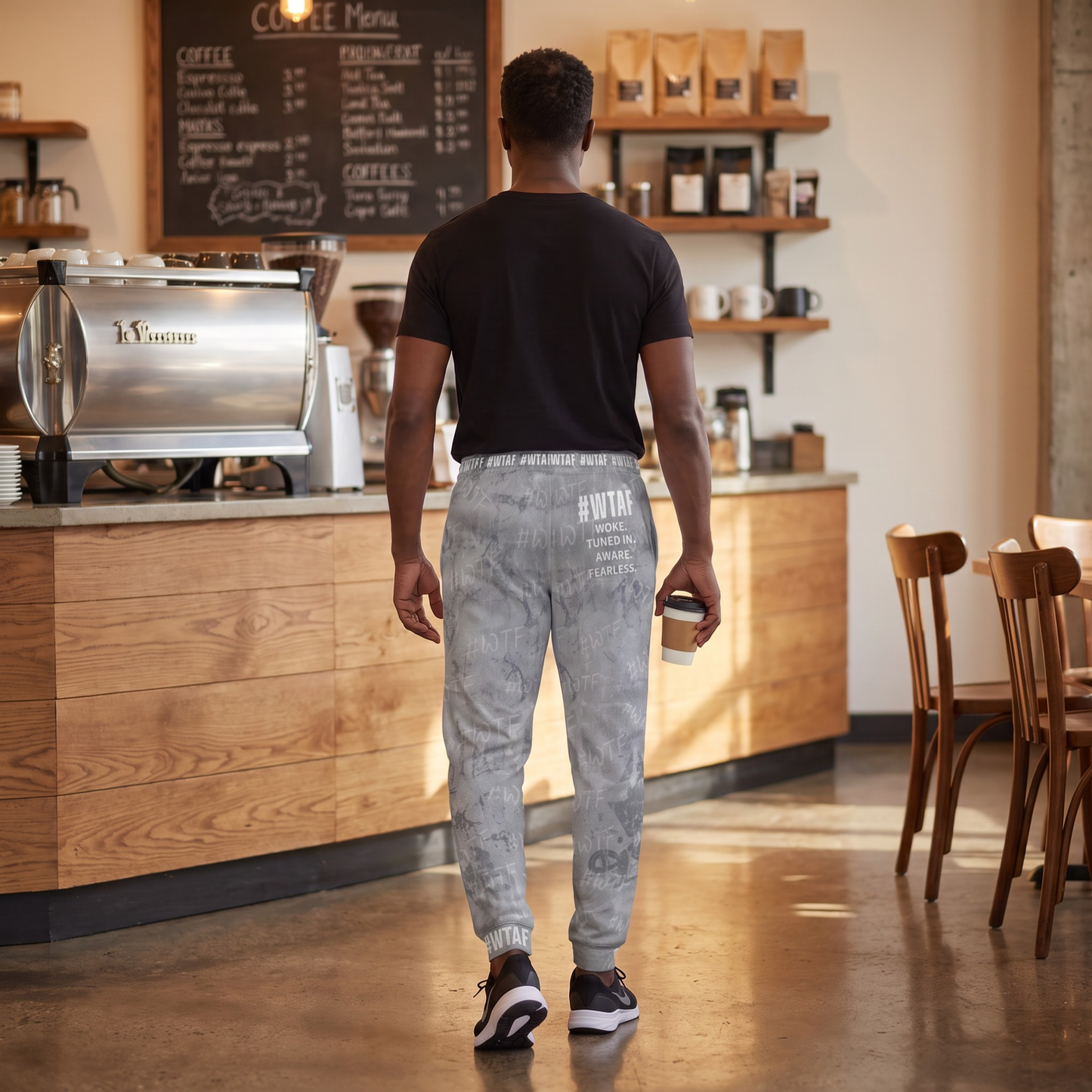 #WTAF | Woke. Tuned In. Aware. Fearless. Joggers | Manifesto Series | Unisex | Kinky Nomad