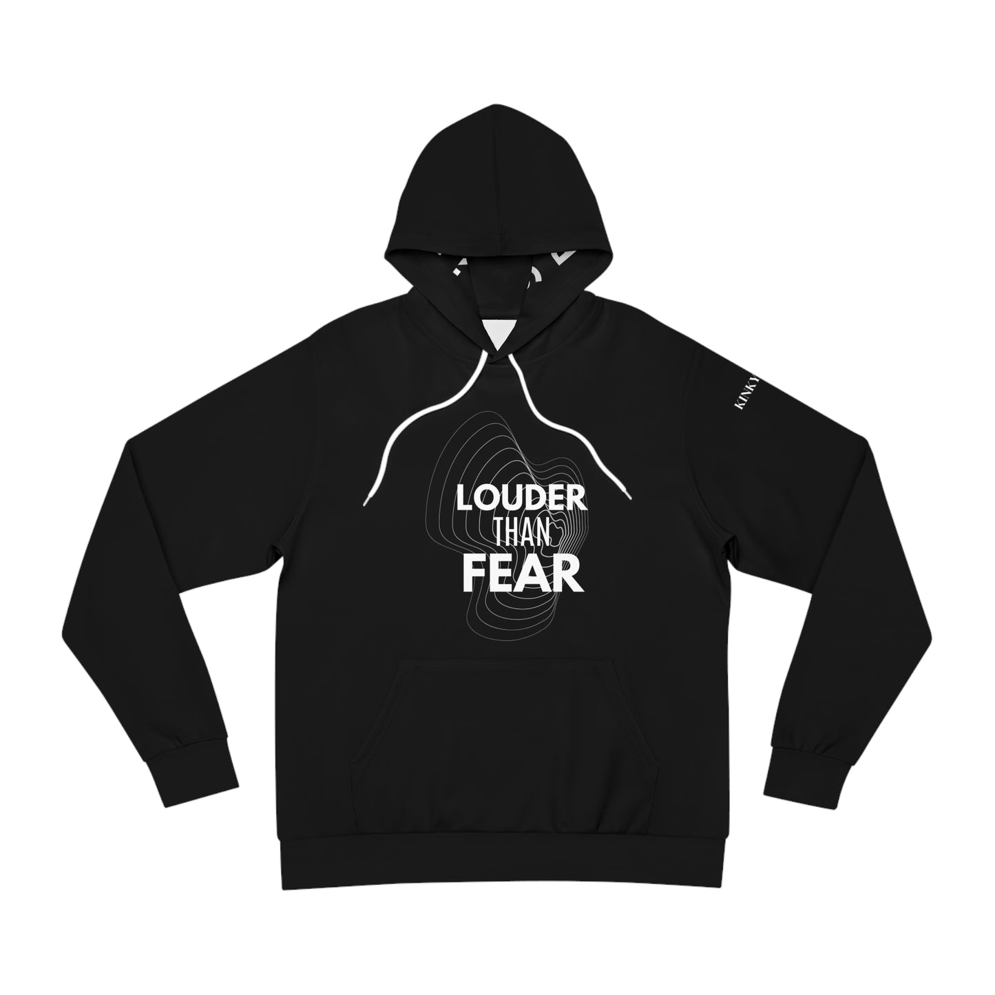 Louder Than Fear Hoodie – Speak Resist Rise Unisex Statement Hoodie