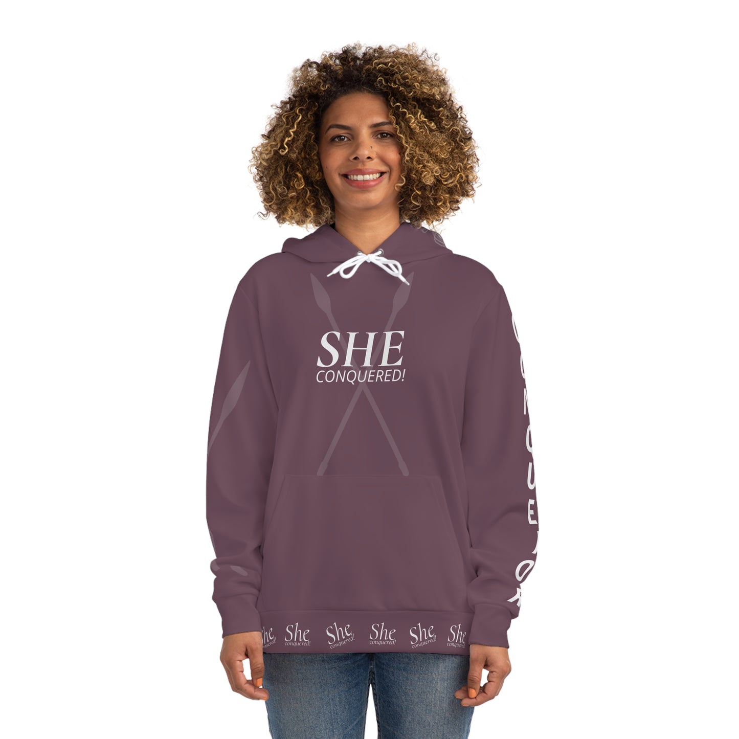 She Conquered –  Empowerment Hoodie