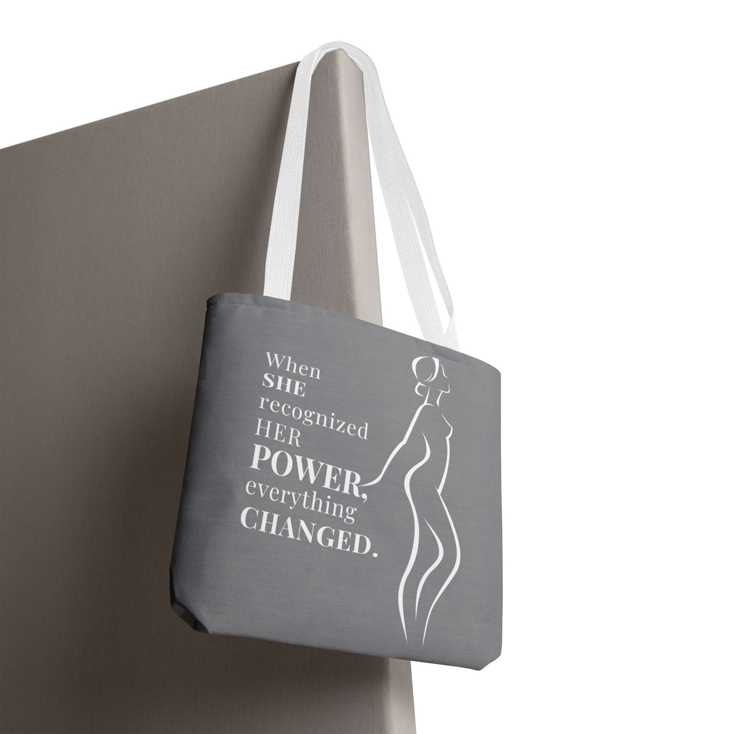 HER POWER, Feminist Gift, Eco-Friendly, Reusable Shopping, Statement Bag, Advocacy