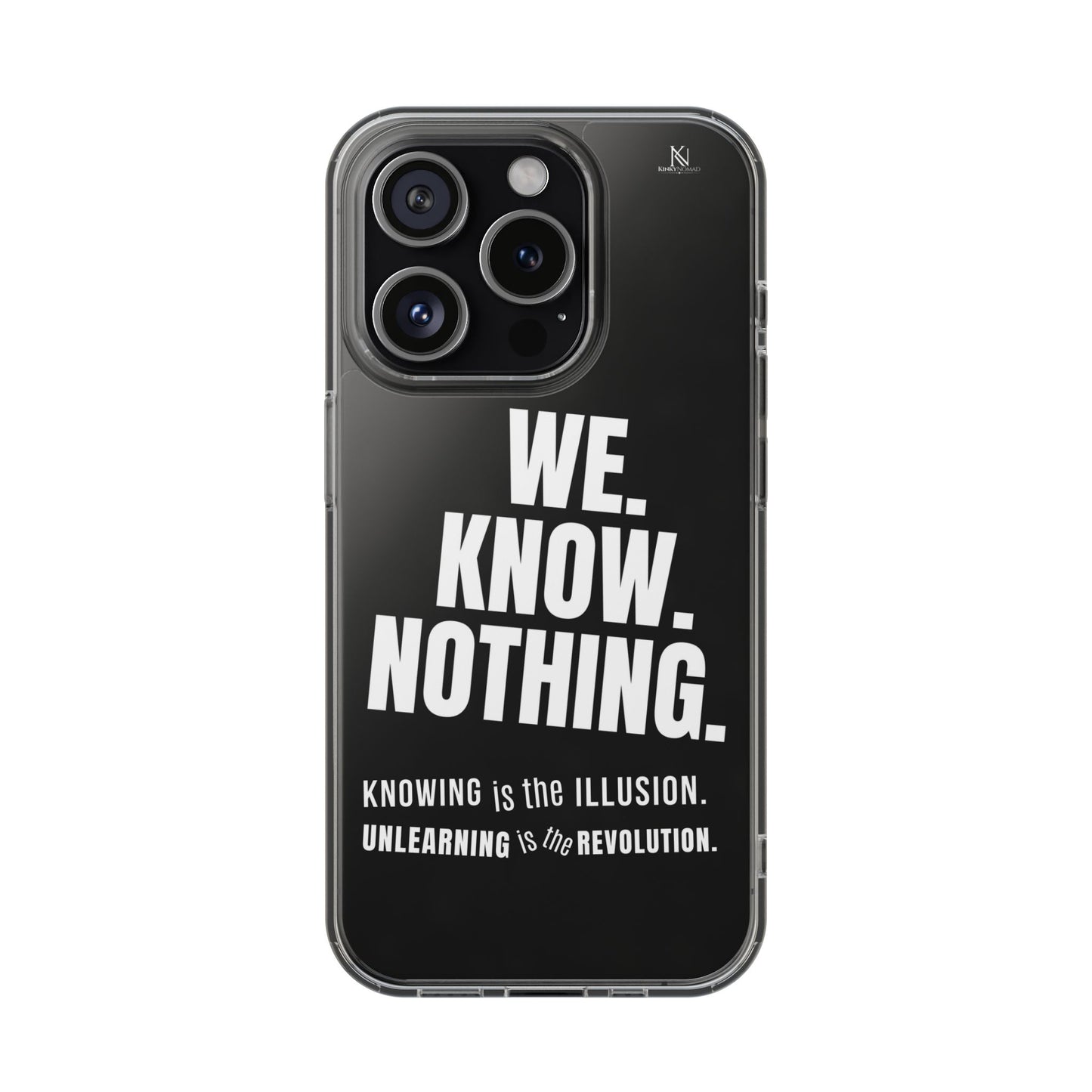 Empowerment Clear Phone Case – Slim Protective Cover for iPhone & Samsung (5 Designs)