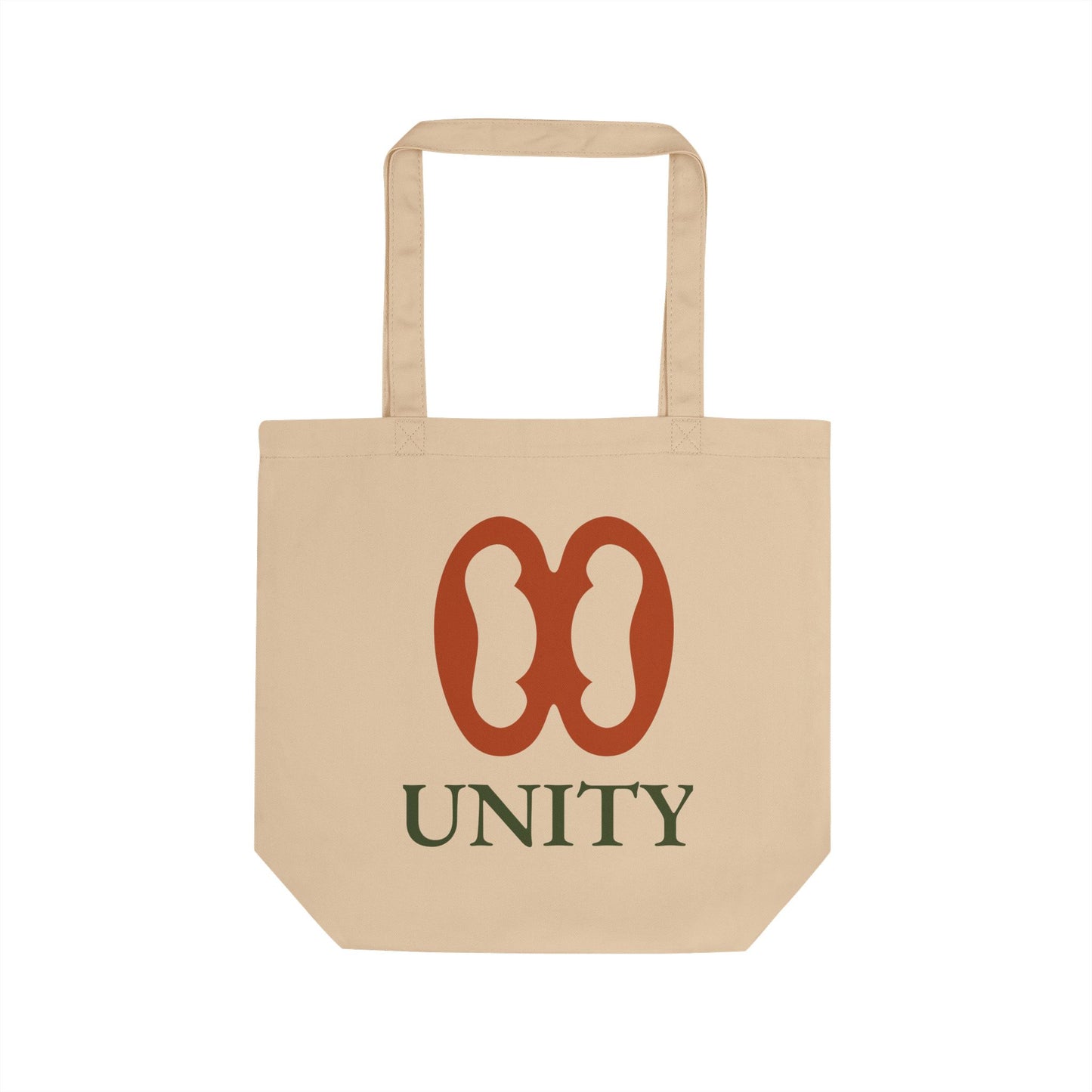 UNITY Adinkra Organic Cotton Tote Bag | Eco-Friendly African Symbol Tote by Kinky Nomad