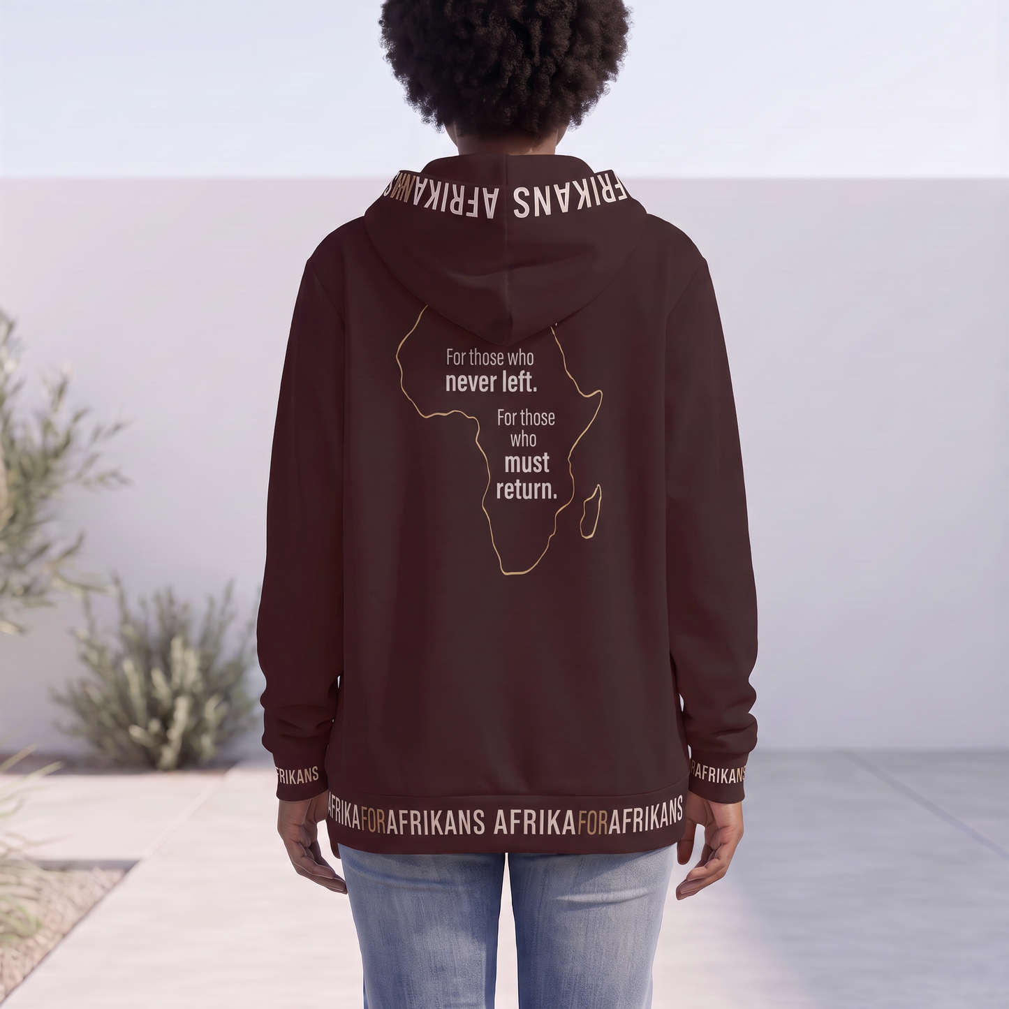 Afrika for Afrikans Hoodie | Manifesto Series | Unisex | Kinky Nomad