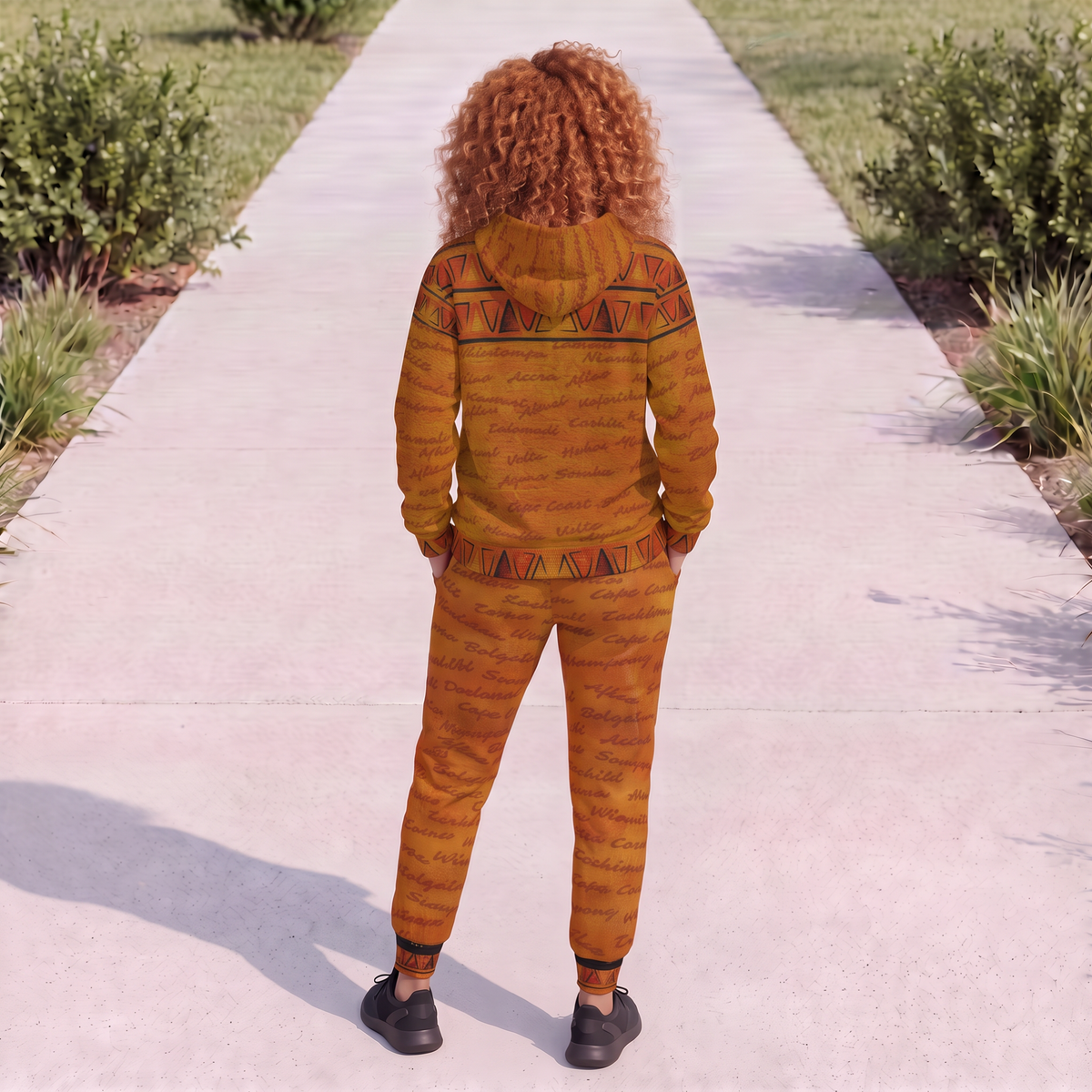 All Roads Lead to Ghana Bundle | Hoodie & Joggers | Kinky Nomad