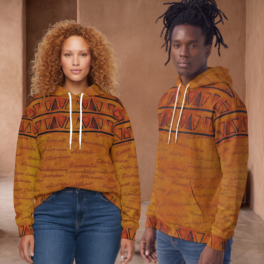 All Roads Lead to Ghana Hoodie | ALTG Series | Unisex | Kinky Nomad